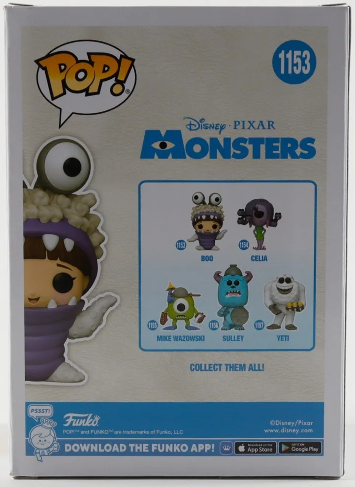 Mary Gibbs — Mary Gibbs Authentic Signed Funko PoP W/ JSA COA Monsters Inc. #1153, изображение 3