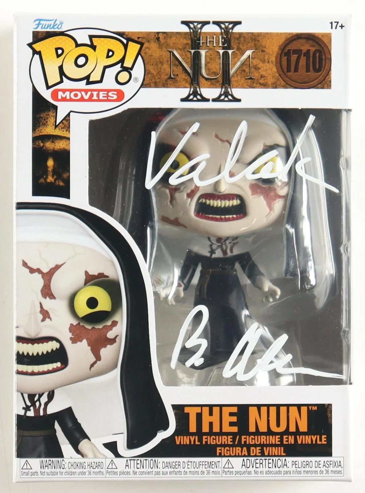 BONNIE AARONS — Bonnie Aarons Authentic Signed Funko PoP W/ PSA COA The Nun II