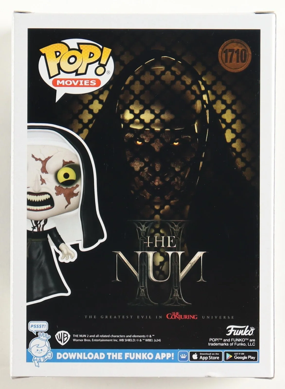 BONNIE AARONS — Bonnie Aarons Authentic Signed Funko PoP W/ PSA COA The Nun II, изображение 3