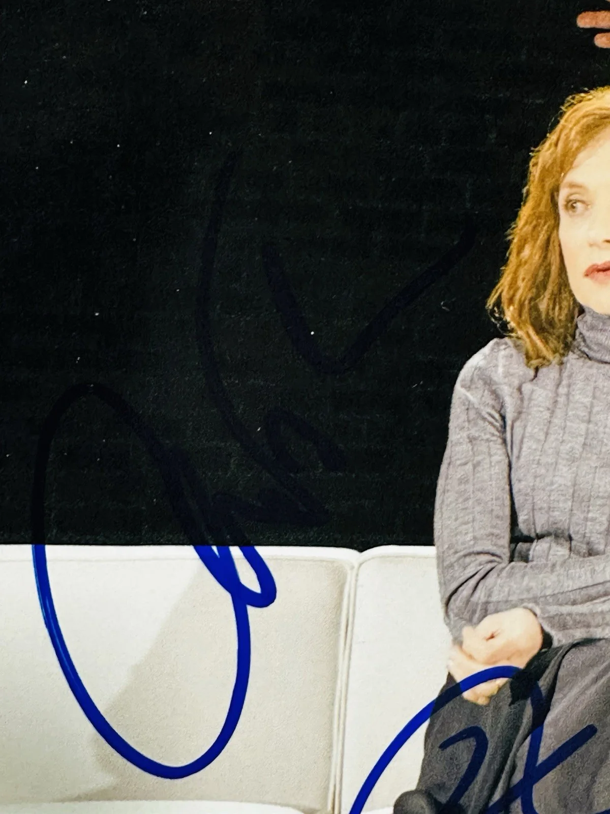 Isabelle Huppert, Chris Noth, Justice Smith — Isabelle Huppert, Chris Noth & Justice Smith signed Mother 8x10 photo. Proof., изображение 4