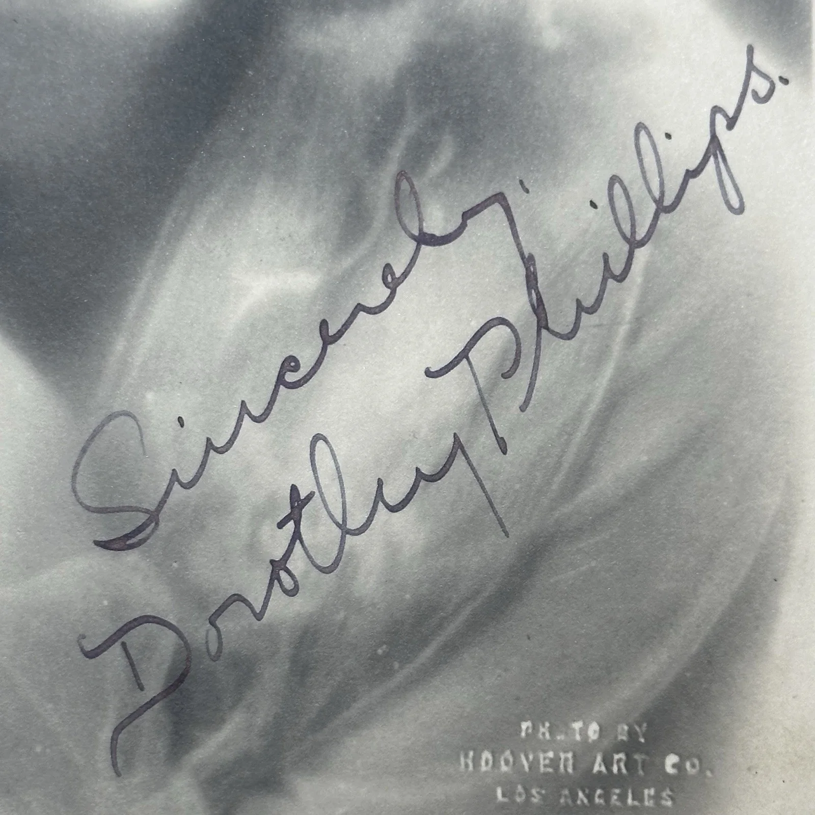Dorothy Phillips — DOROTHY PHILLIPS (d. 1980) Silent Film Talkies Actress Autograph Signed Photo, изображение 2