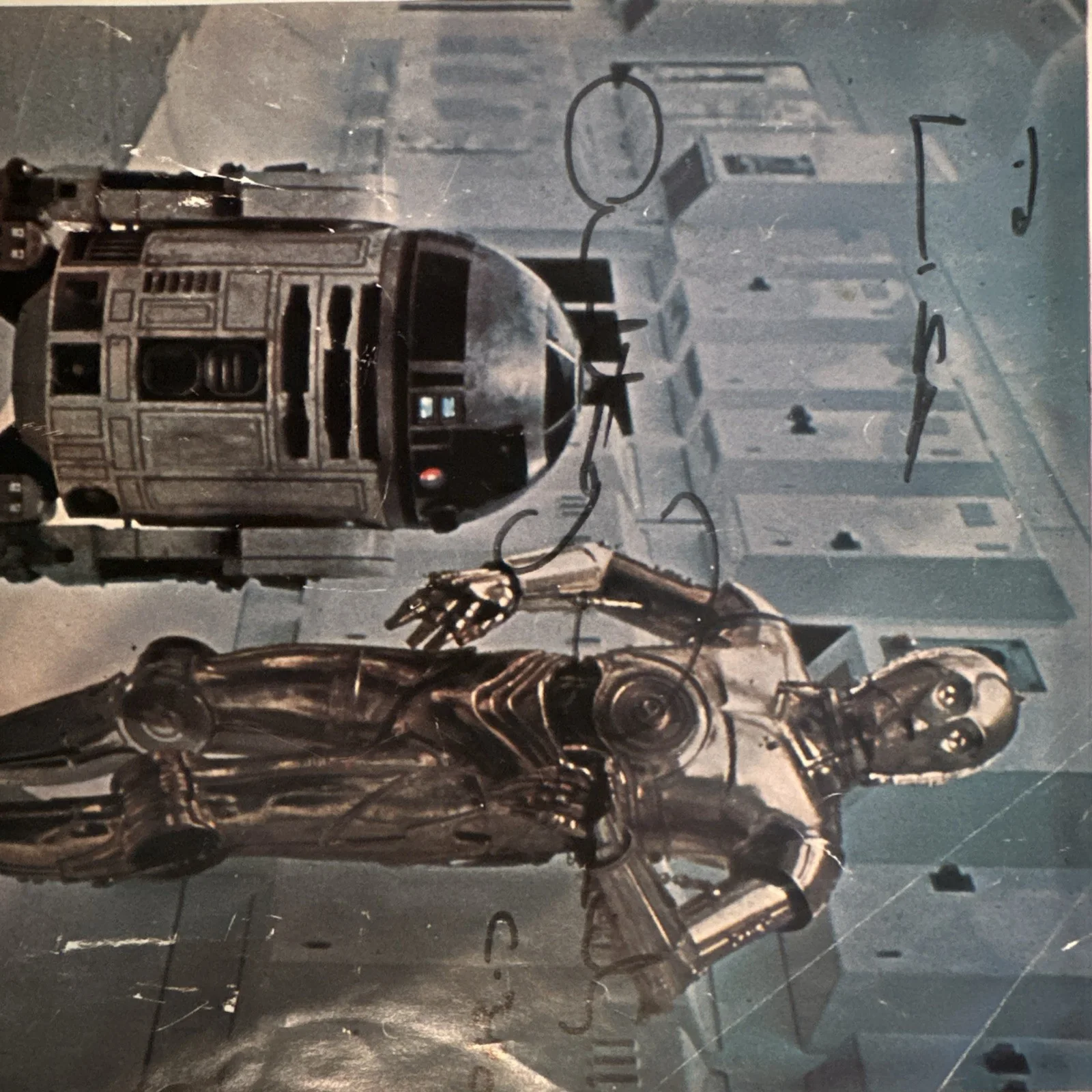 Anthony Daniels — 1977 Star Wars C-3PO Anthony Daniels Signed 8x10 Print Autograph, image 2