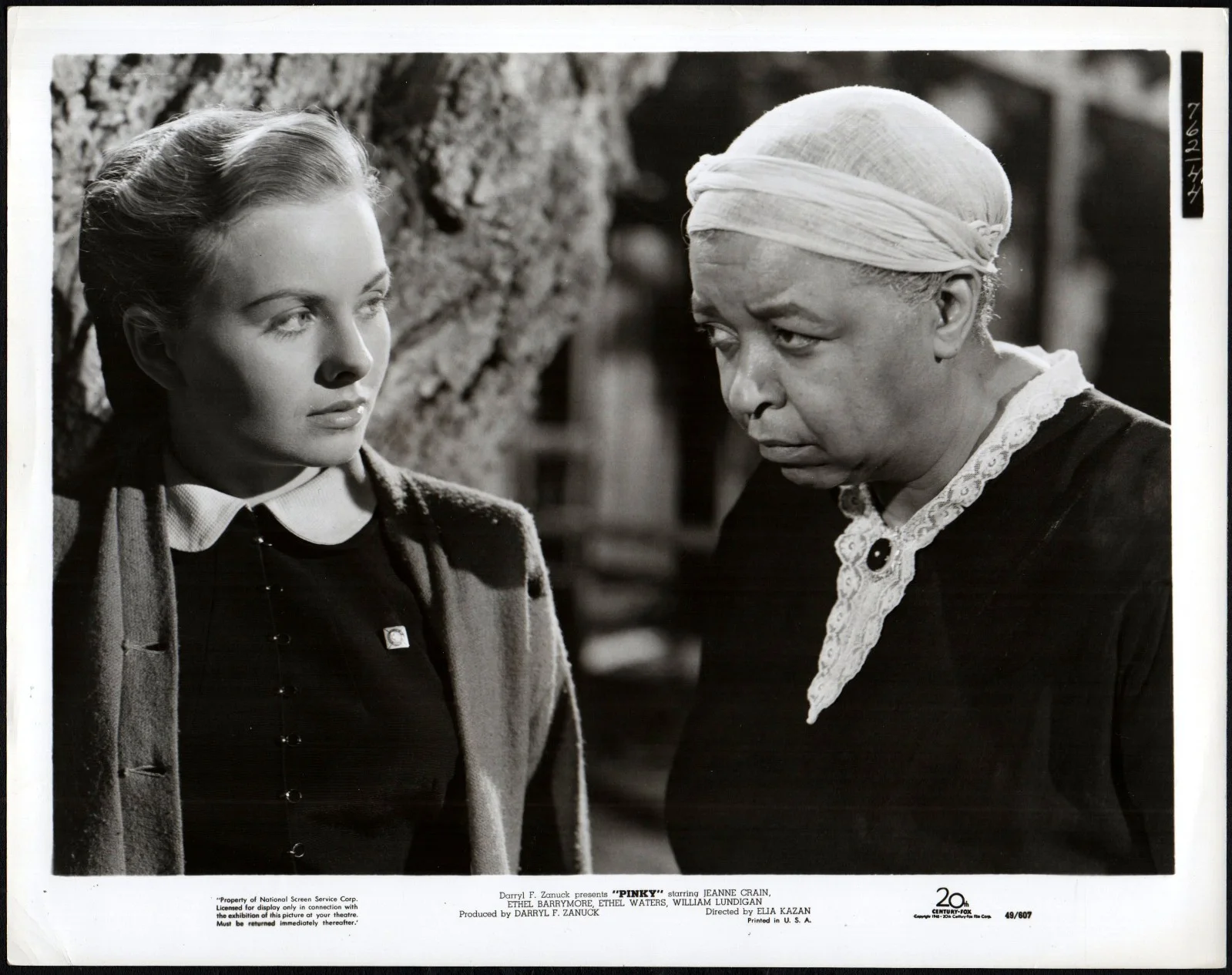 PINKY 1949 Jeanne Crain, William Lundigan, Ethel Waters 3 10x8 STILLS, image 2