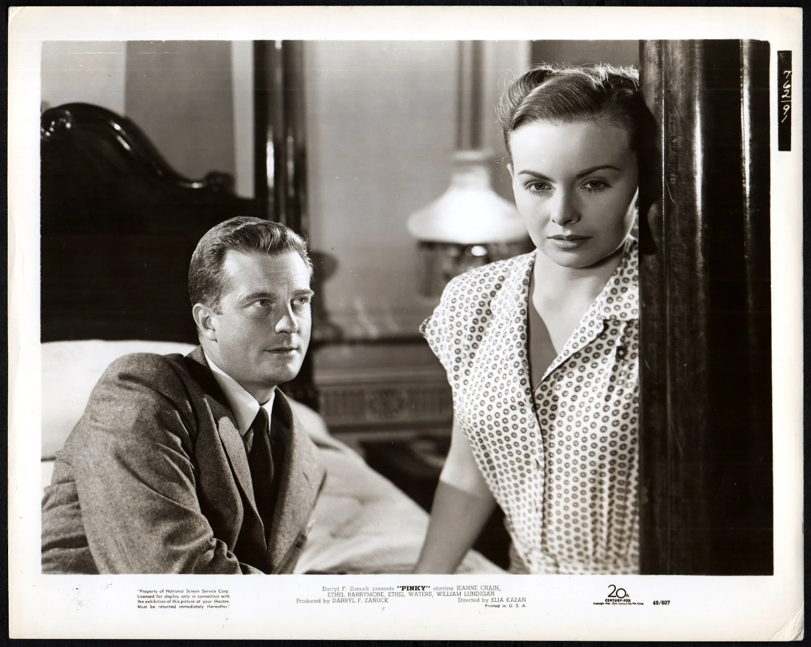 PINKY 1949 Jeanne Crain, William Lundigan, Ethel Waters 3 10x8 STILLS, image 3