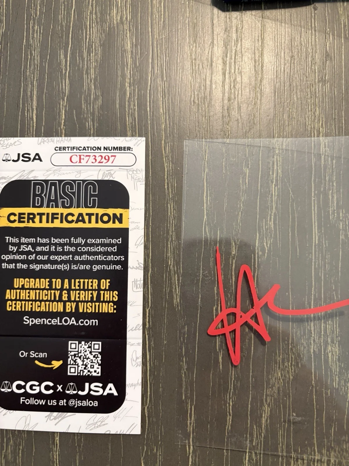 Harvey Guillen Autographed Pop Window JSA COA Rare!, image 3