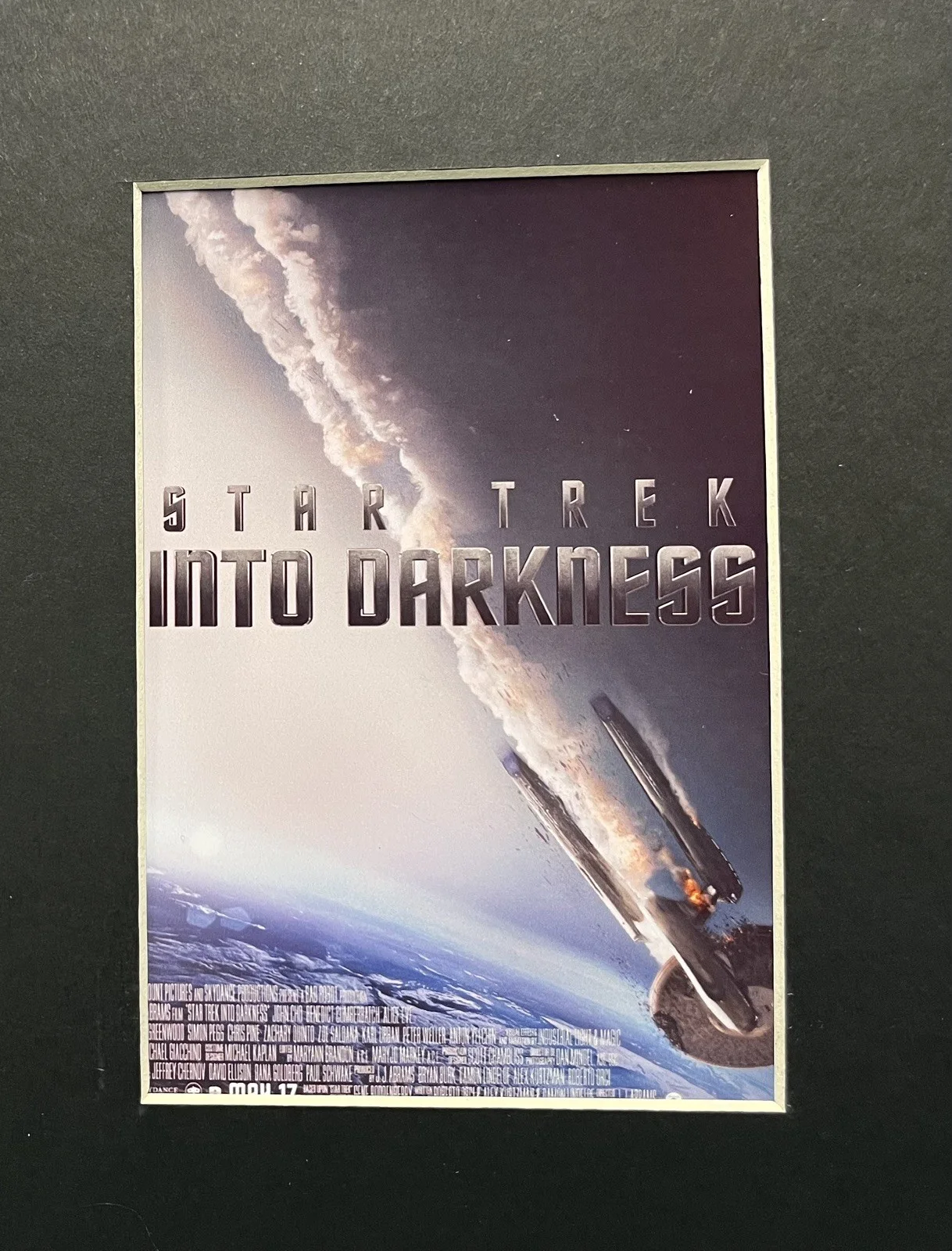 STAR TREK INTO THE DARKNESS . 35mm Film Cell Mounted Display, изображение 2