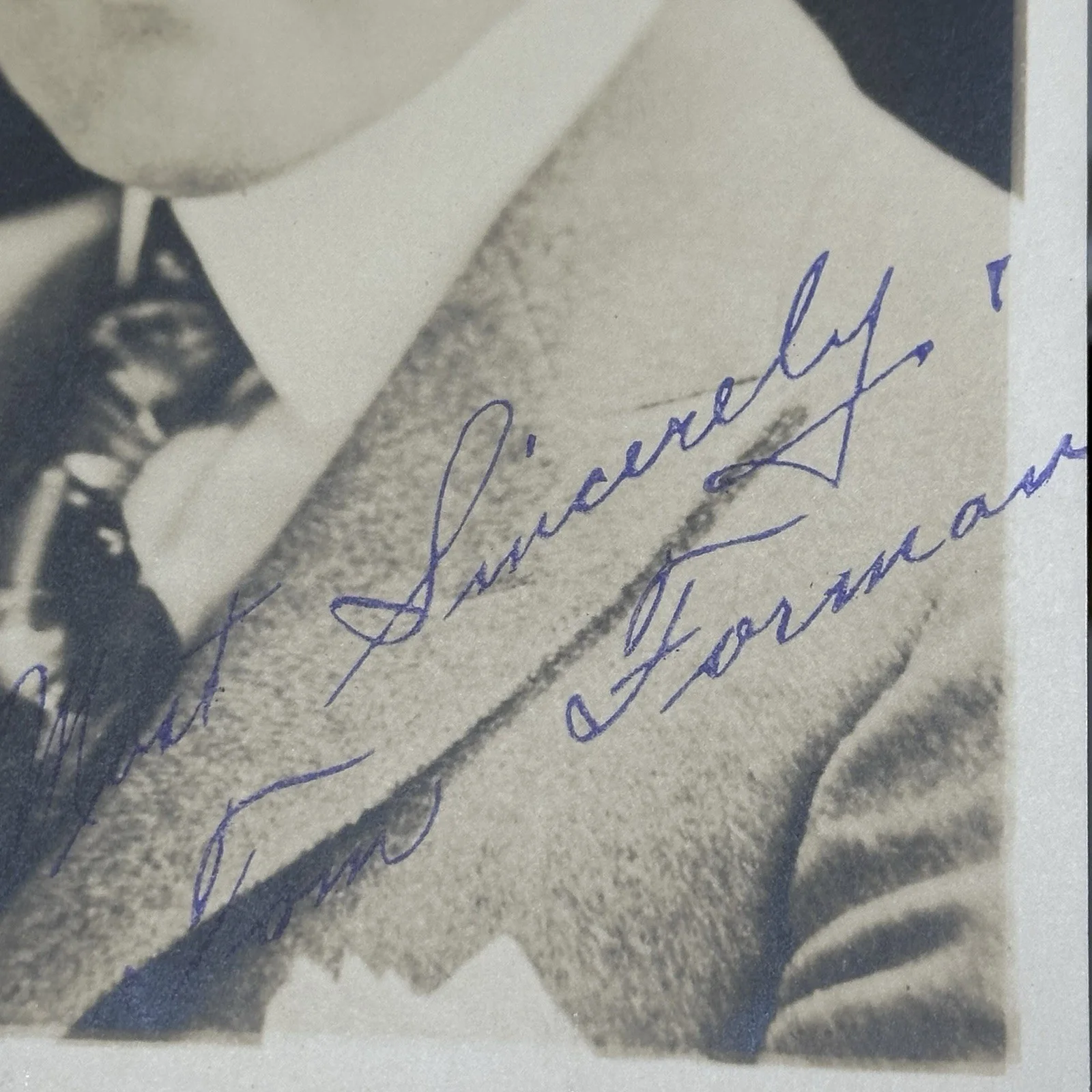 Tom Forman — TOM FORMAN (d. 1926) Silent Film Movie Actor Director Autograph Signed Photo, изображение 2