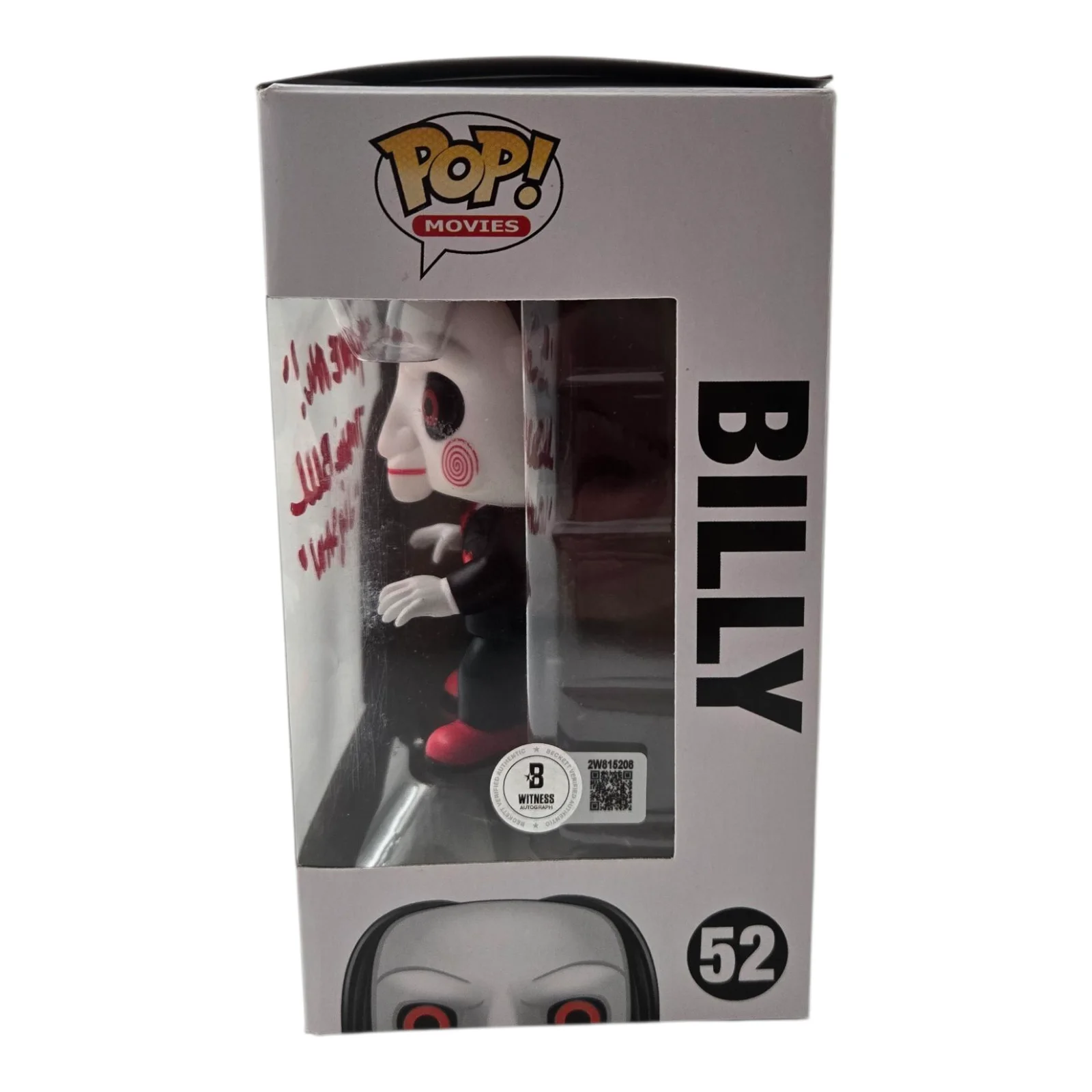 Tobin Bell — Tobin Bell Signed Funko Pop Billy SAW Autograph Horror Vaulted Beckett COA, изображение 2