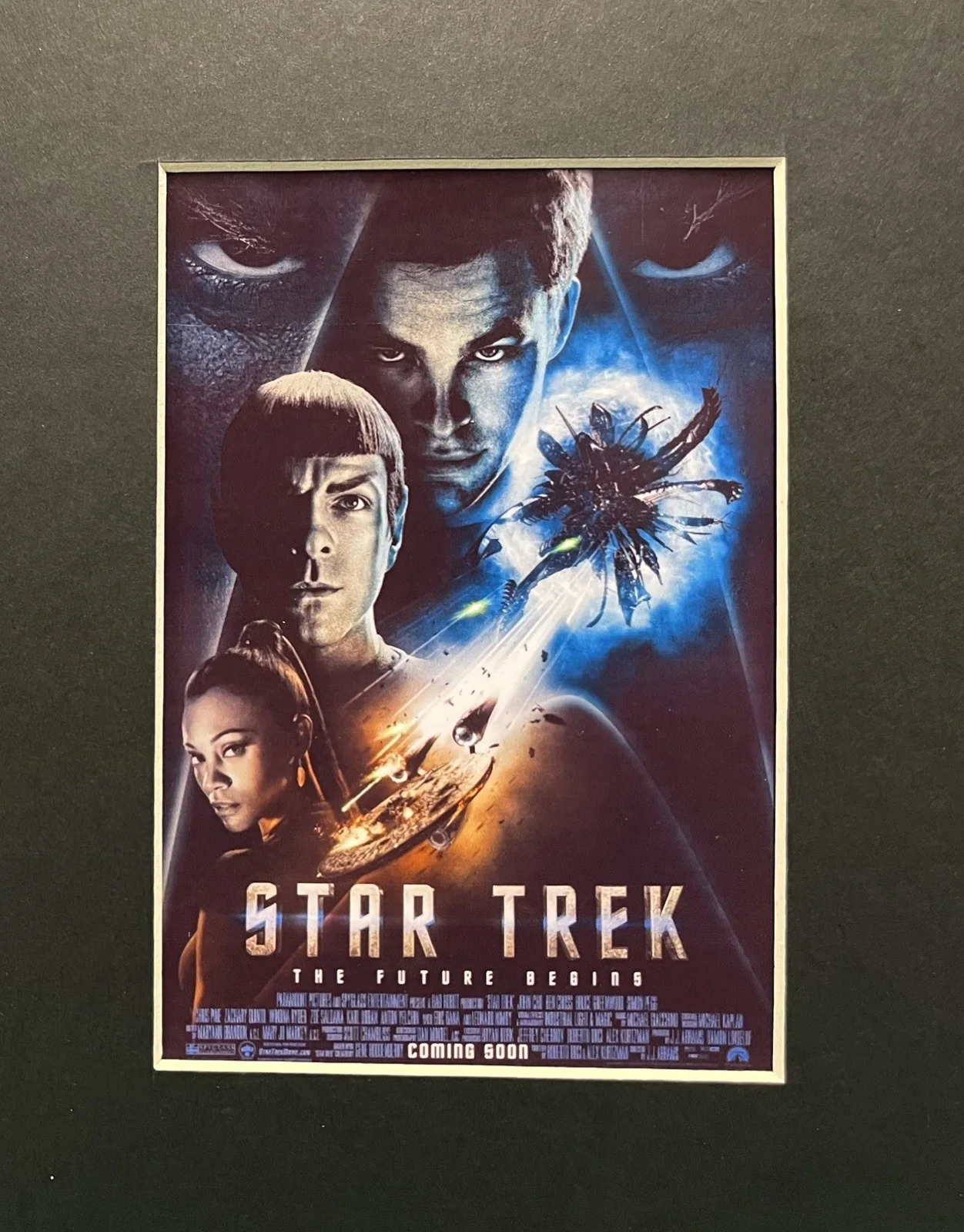 STAR TREK THE FUTURE BEGINS . 35mm Film Cell Mounted Display, image 2