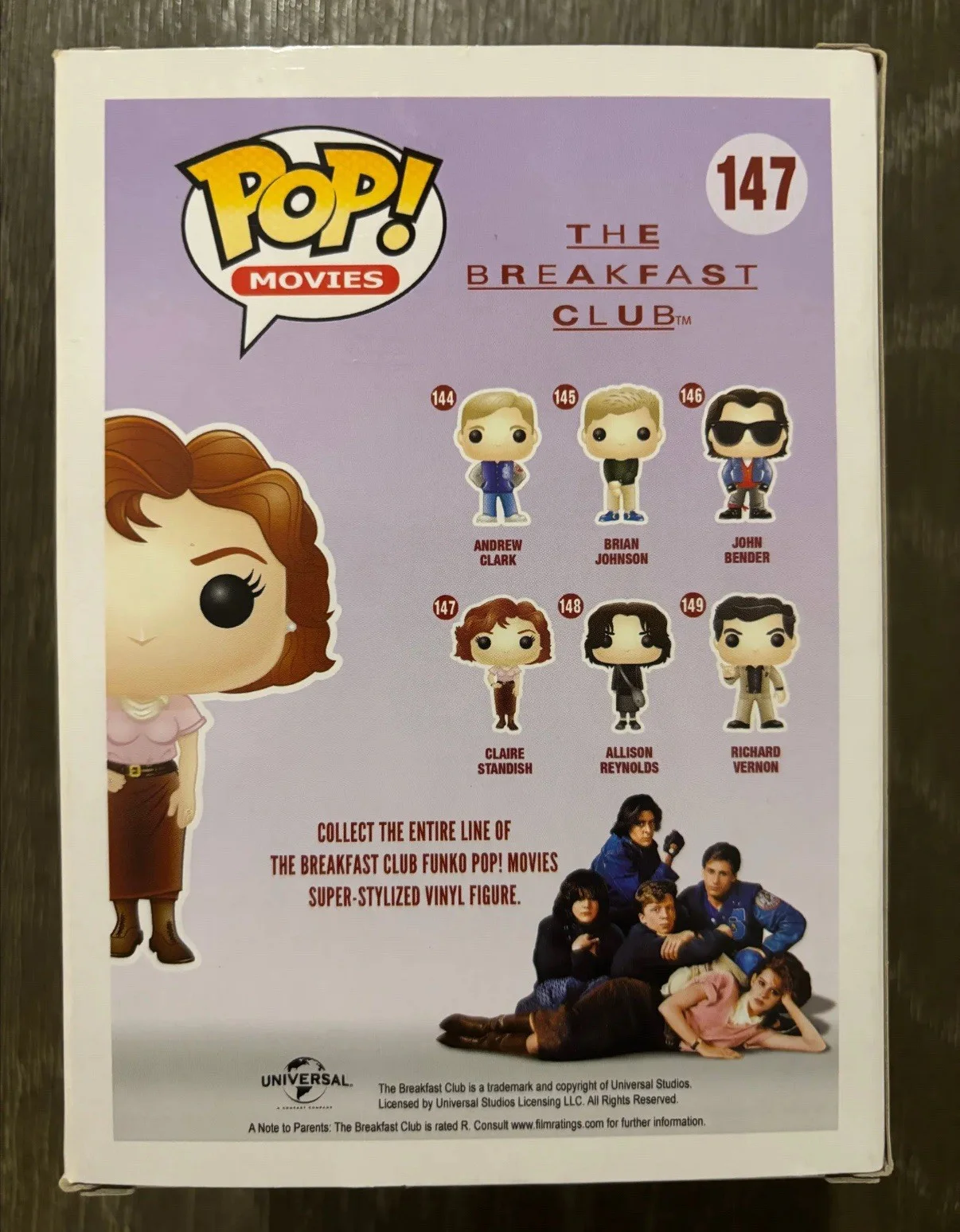 Ray Park — MOLLY RINGWALD Signed Funko #147 Claire Standish HT EXC THE BREAKFAST CLUB JSA, image 3