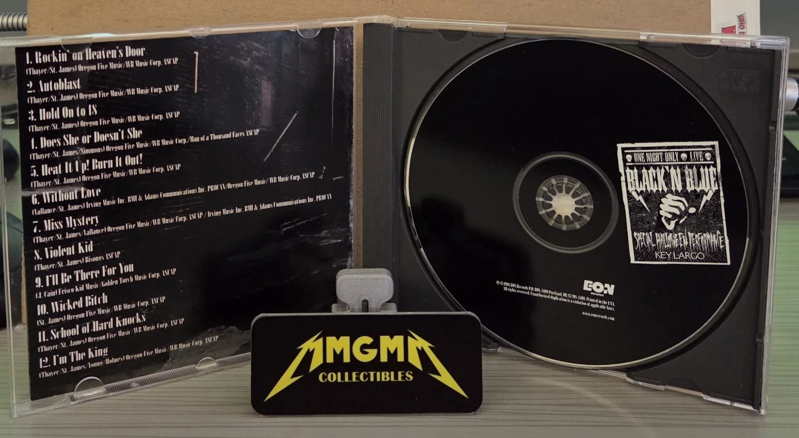 Black N' Blue - One Night Only Live - Jamie St. James Signed CD - Kiss - Auto, изображение 2