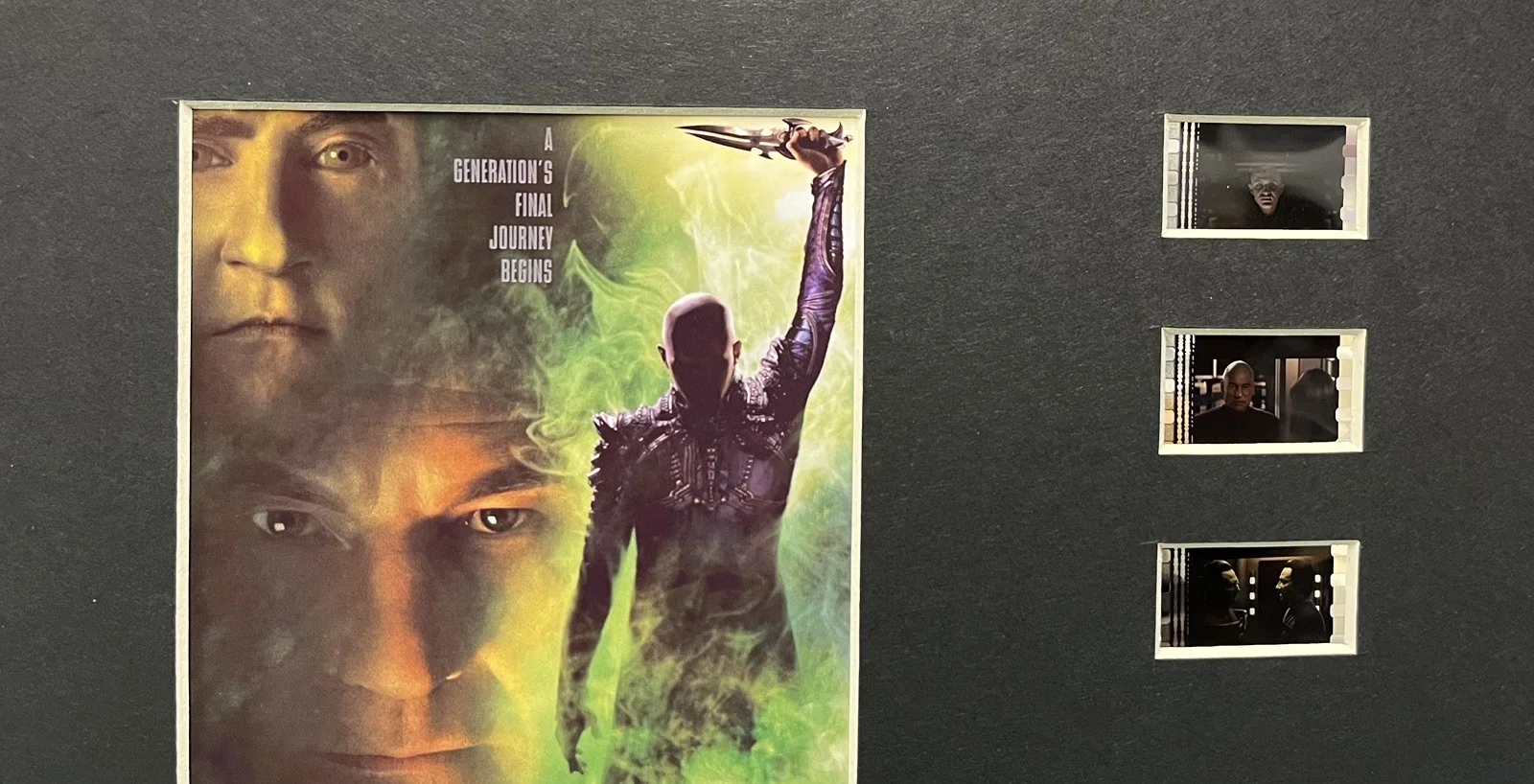 STAR TREK NEMESIS. 35mm Film Cell Mounted Display, image 3