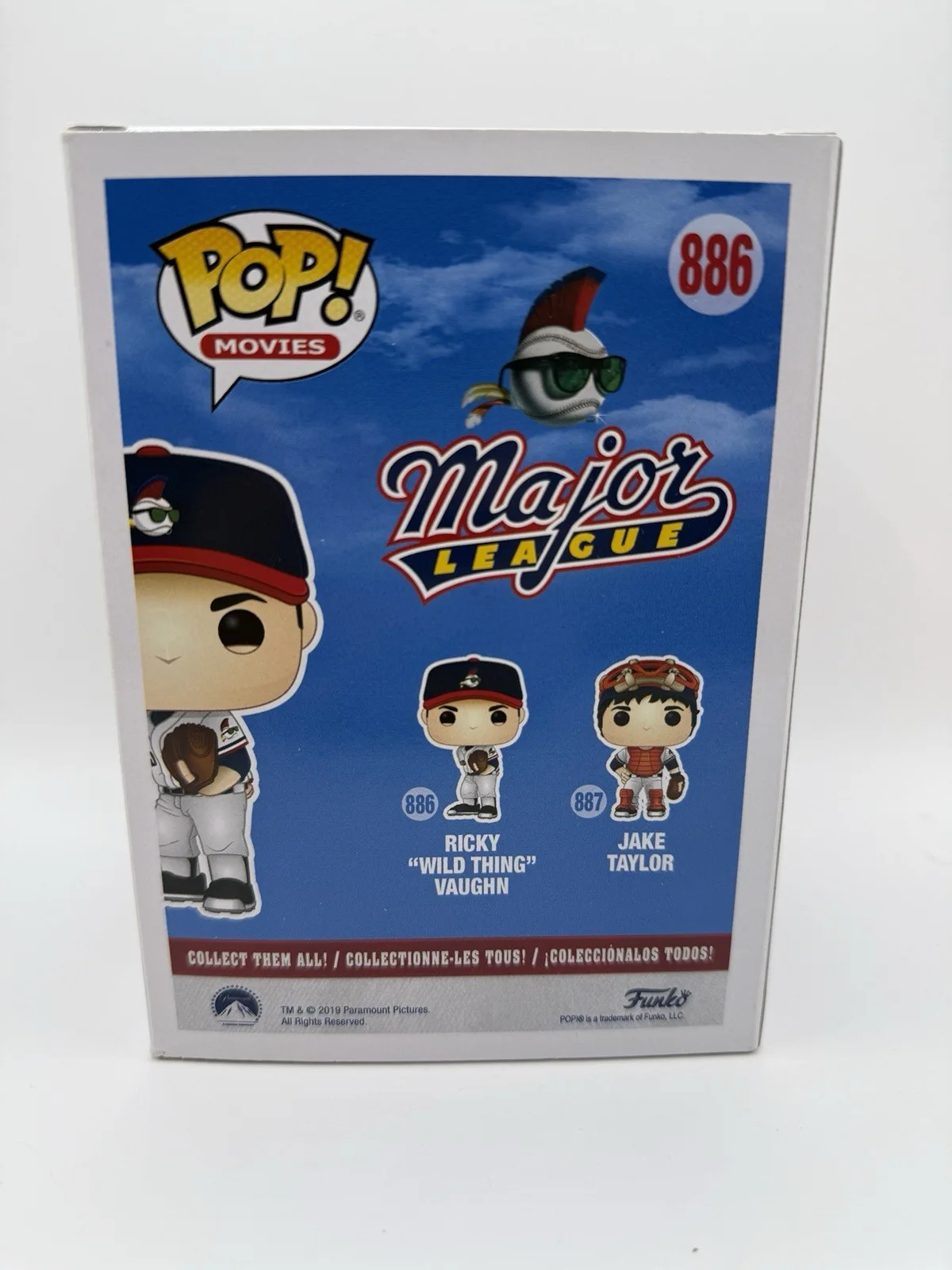 CHARLIE SHEEN SIGNED MAJOR LEAGUE RICKY VAUGHN FUNKO POP - BECKETT COA, изображение 3