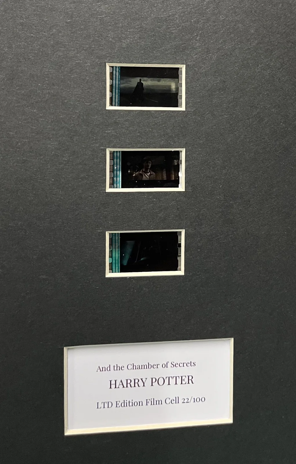 HARRY POTTER AND THE CHAMBER OF SECRETS . 35mm Film Cell Mounted Display, image 3