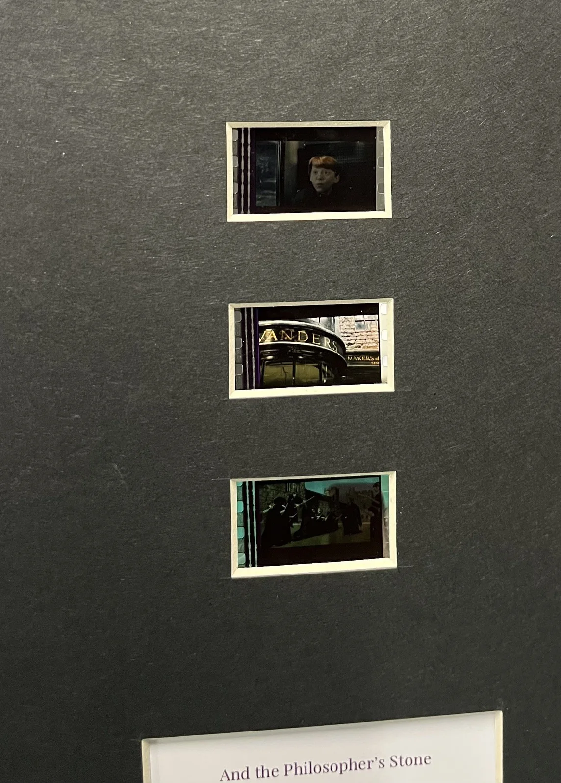 HARRY POTTER AND THE PHILOSOPHER’S STONE . 35mm Film Cell Mounted Display, image 3