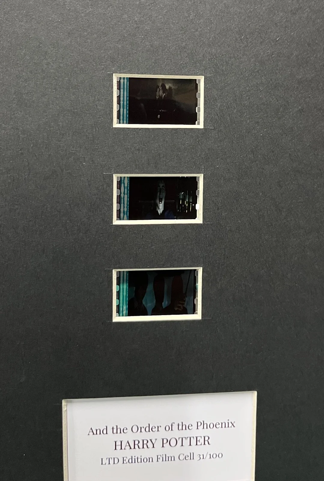 HARRY POTTER AND THE ORDER OF THE PHOENIX. 35mm Film Cell Mounted Display, image 3