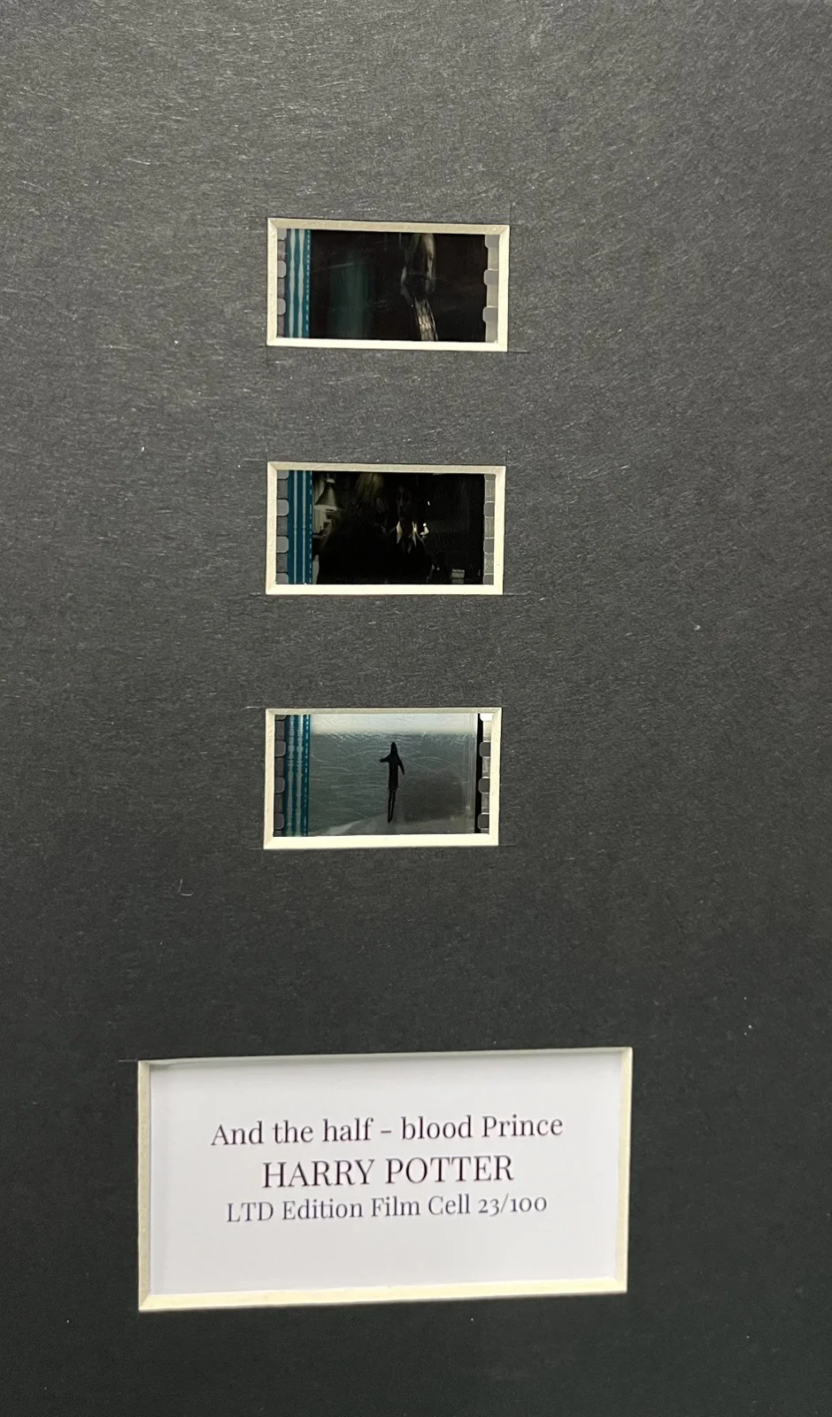HARRY POTTER AND THE HALF BLOOD PRINCE. 35mm Film Cell Mounted Display, image 3