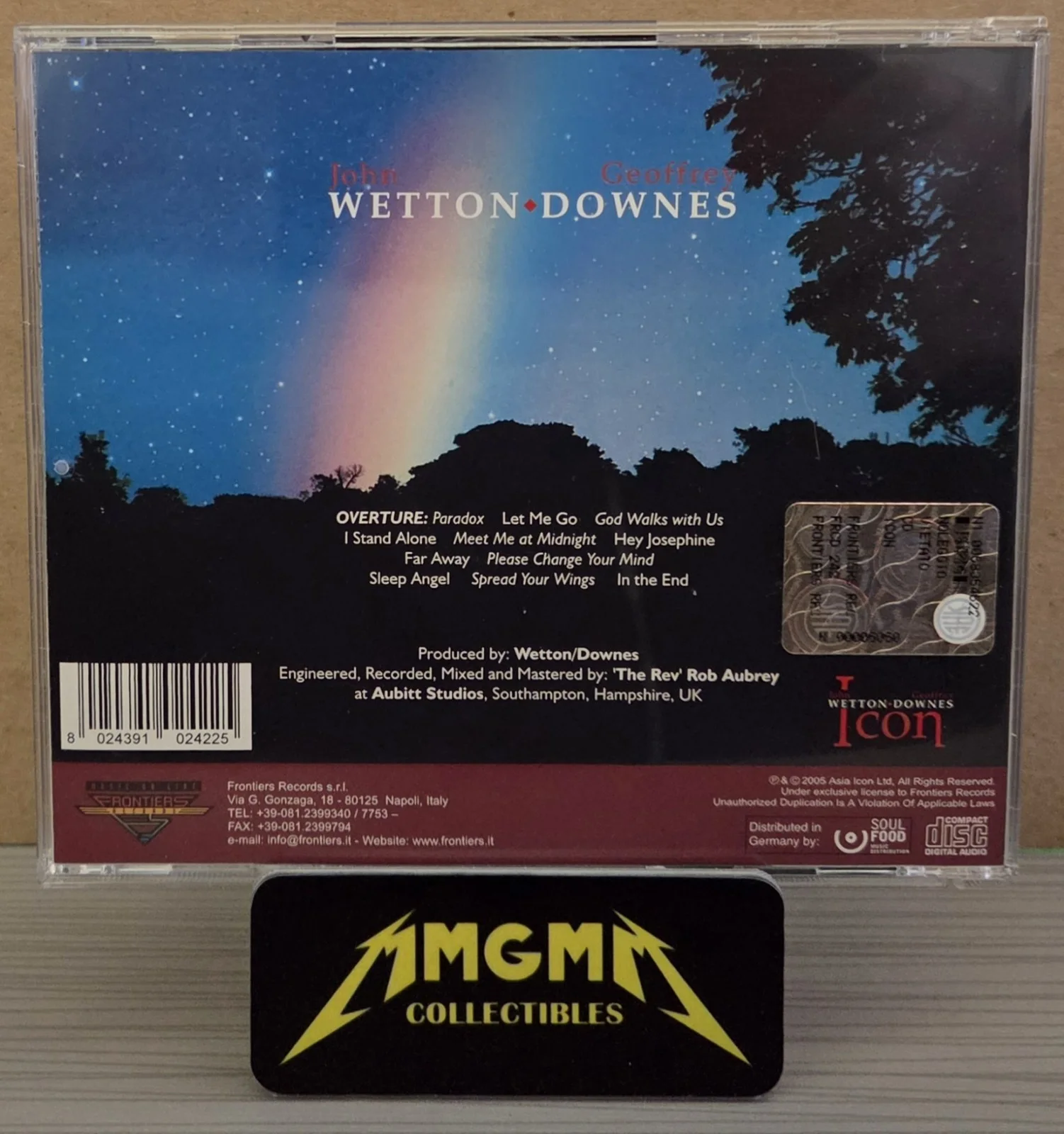 John Wetton & Geoff Downes - Icon Signed CD - Asia / Yes - Deceased 2018, изображение 3