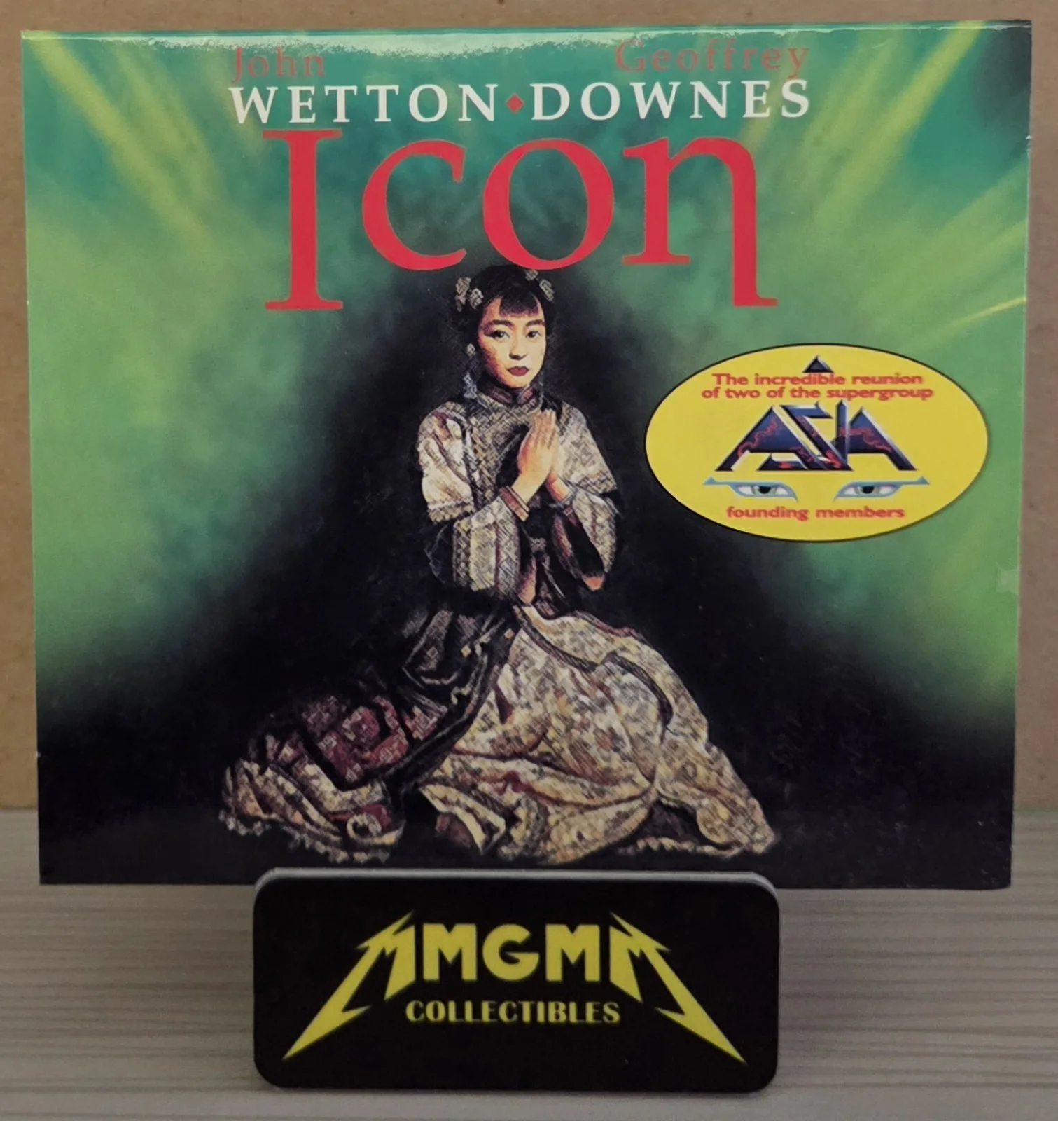 John Wetton & Geoff Downes - Icon Signed CD - Asia / Yes - Deceased 2018, изображение 4