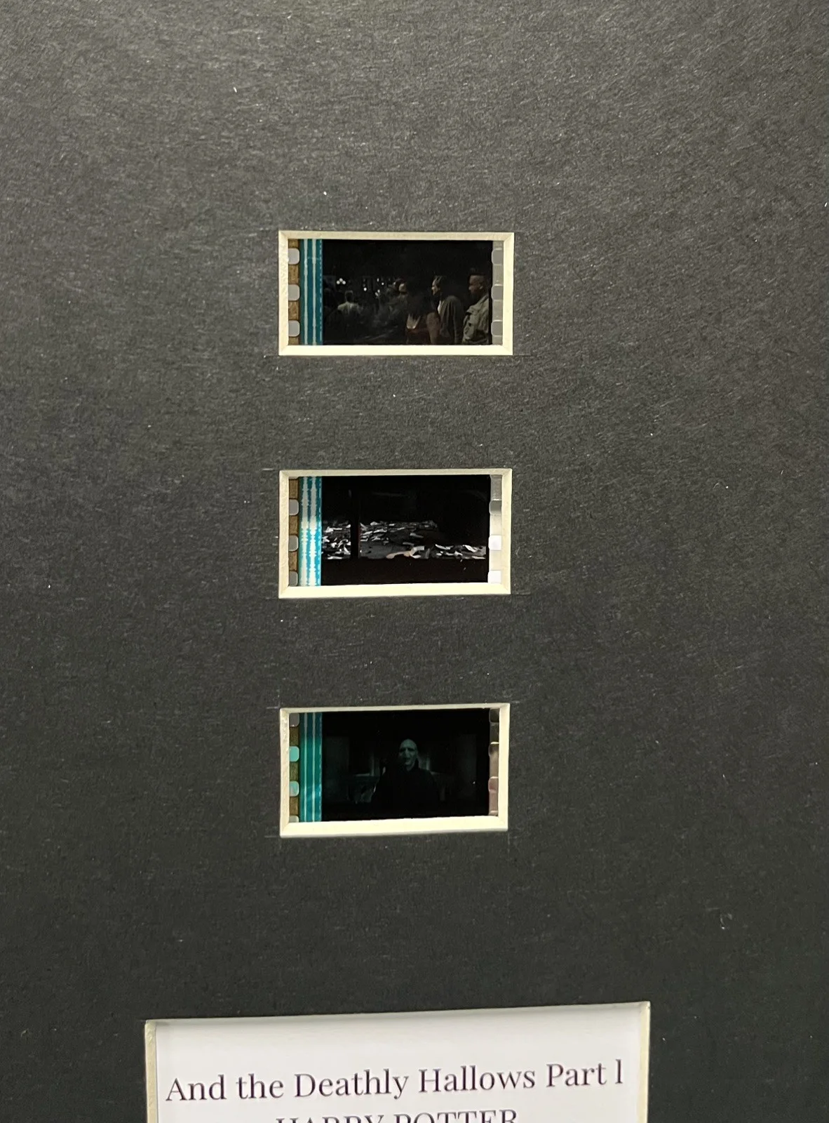 HARRY POTTER AND THE DEATHLY HALLOWS PART I. 35mm Film Cell Mounted Display, image 3