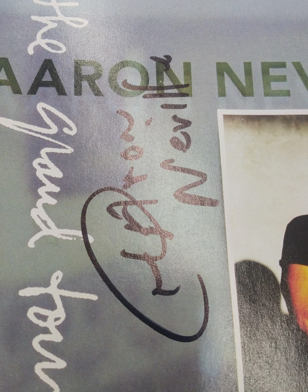 aaron neville - signed - autographed - the grand tour - compact disc, image 2