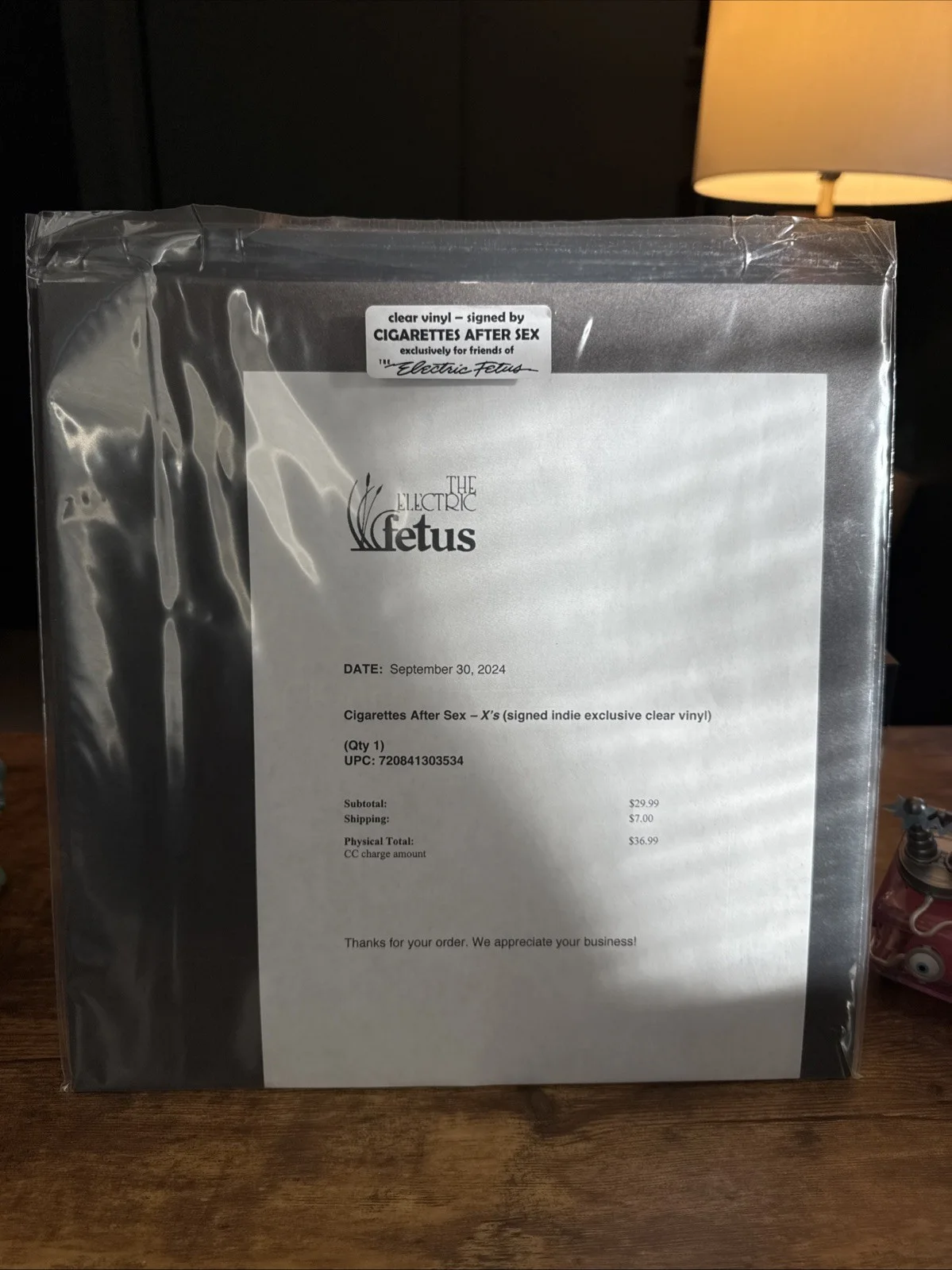 CIGARETTES AFTER SEX X'S ALBUM SIGNED VINYL COVER AUTOGRAPH AUTHENTIC, изображение 3