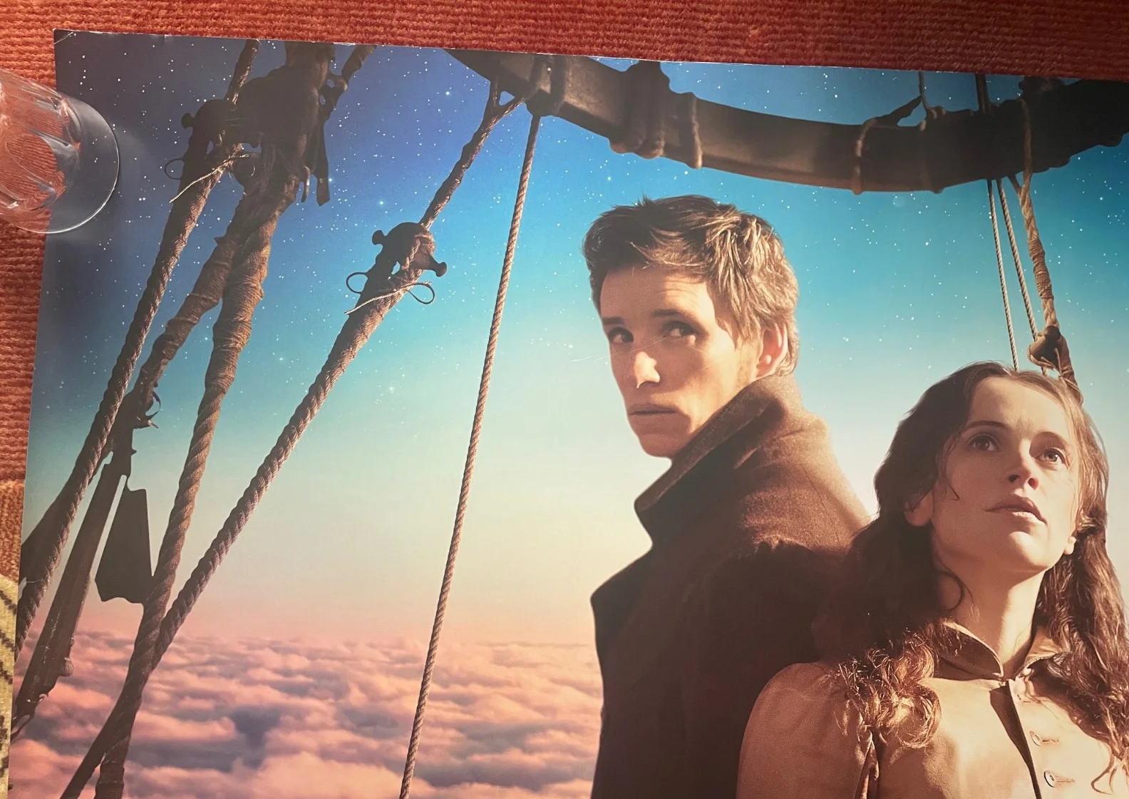 THE AERONAUTS (2019) Original UK Quad Movie Poster Felicity Jones Eddie Redmayne, изображение 2