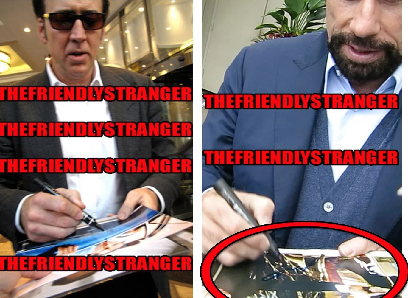 Nicolas Cage, John Travolta — Nicolas Cage & John Travolta signed "FACE/ OFF" 8x10 Photo EXACT PROOF a JSA COA, image 4
