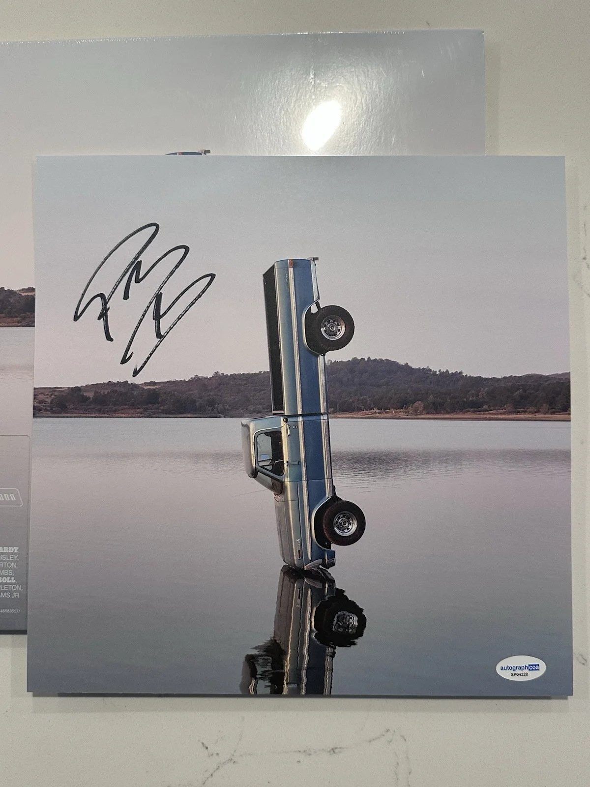 Post Malone SIGNED F-1 Trillion Vinyl With Insert 11"x11" AUTOGRAPHED COA #12, image 3