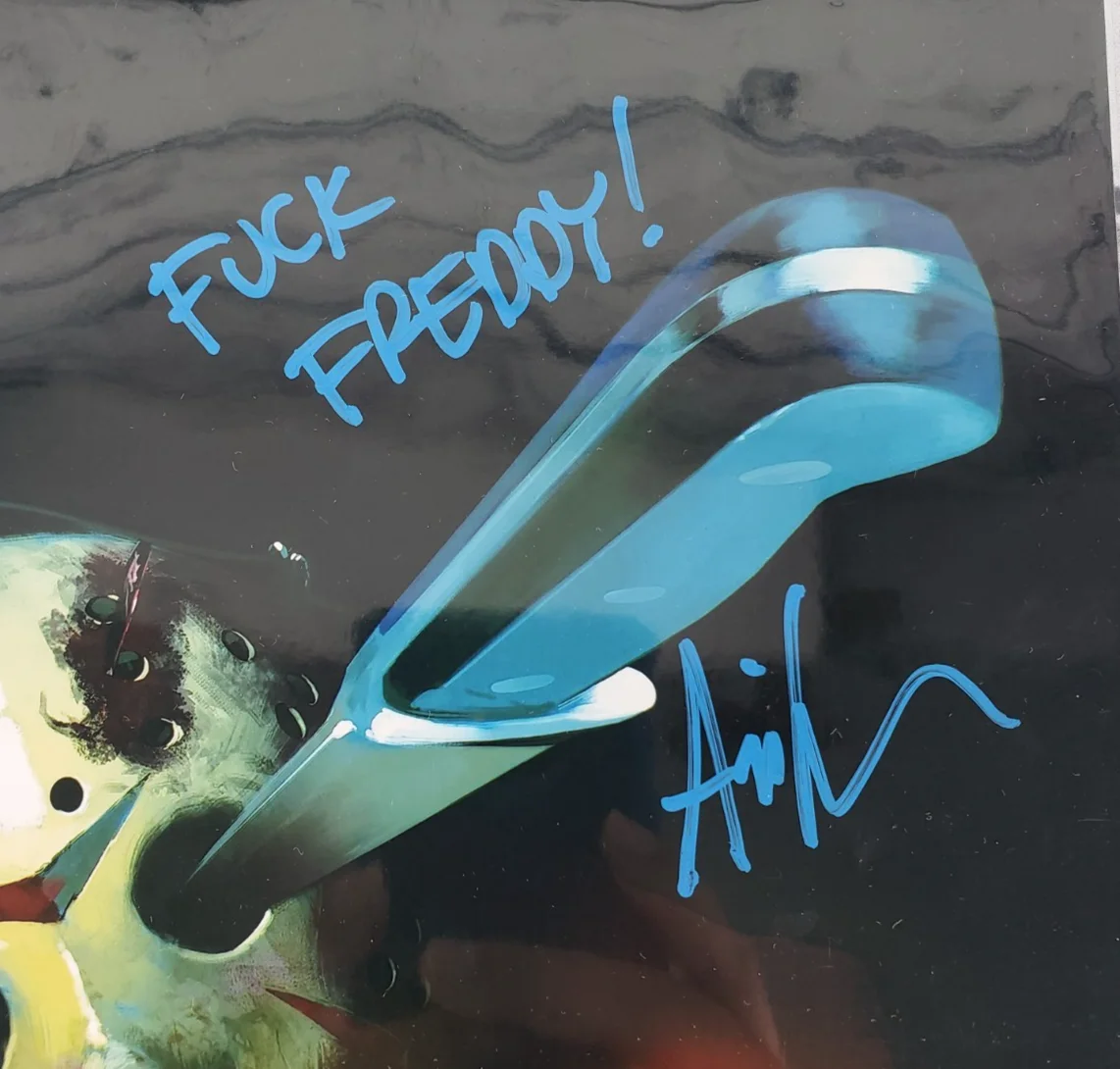 Ari Lehman — Ari Lehman Signed Friday The 13th 8x10 Photo Jason "F*** Freddy" JSA WITNESSED, изображение 2
