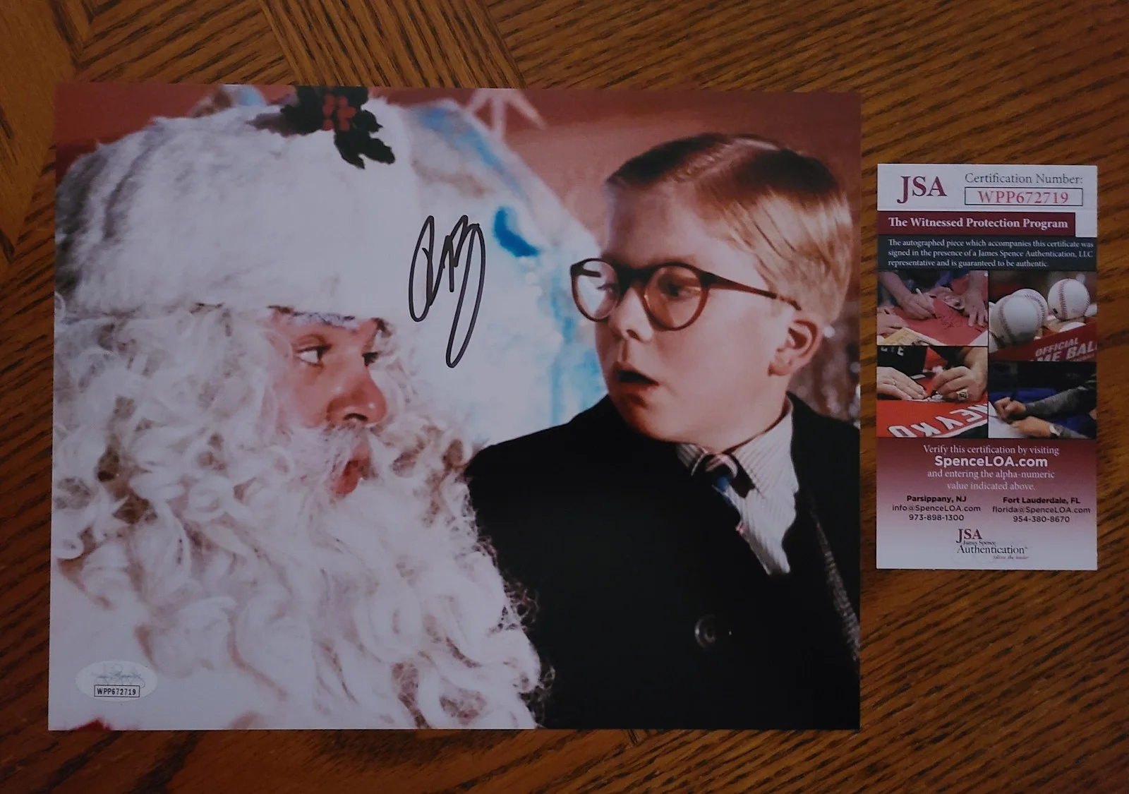Peter Billingsley — Peter Billingsley Signed A Christmas Story 8x10 (JSA COA)