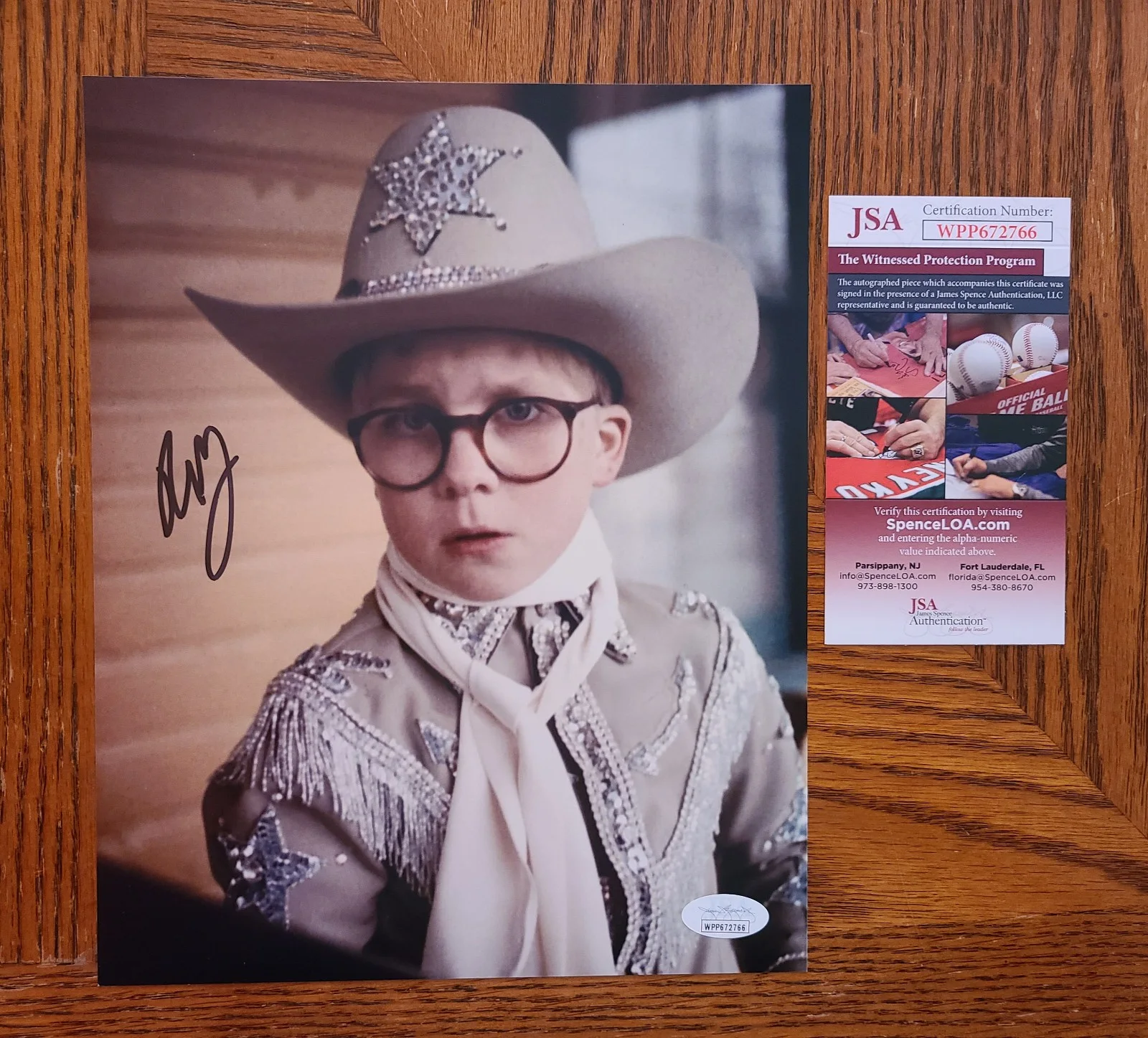 Peter Billingsley — Peter Billingsley Signed A Christmas Story 8x10 (JSA COA)