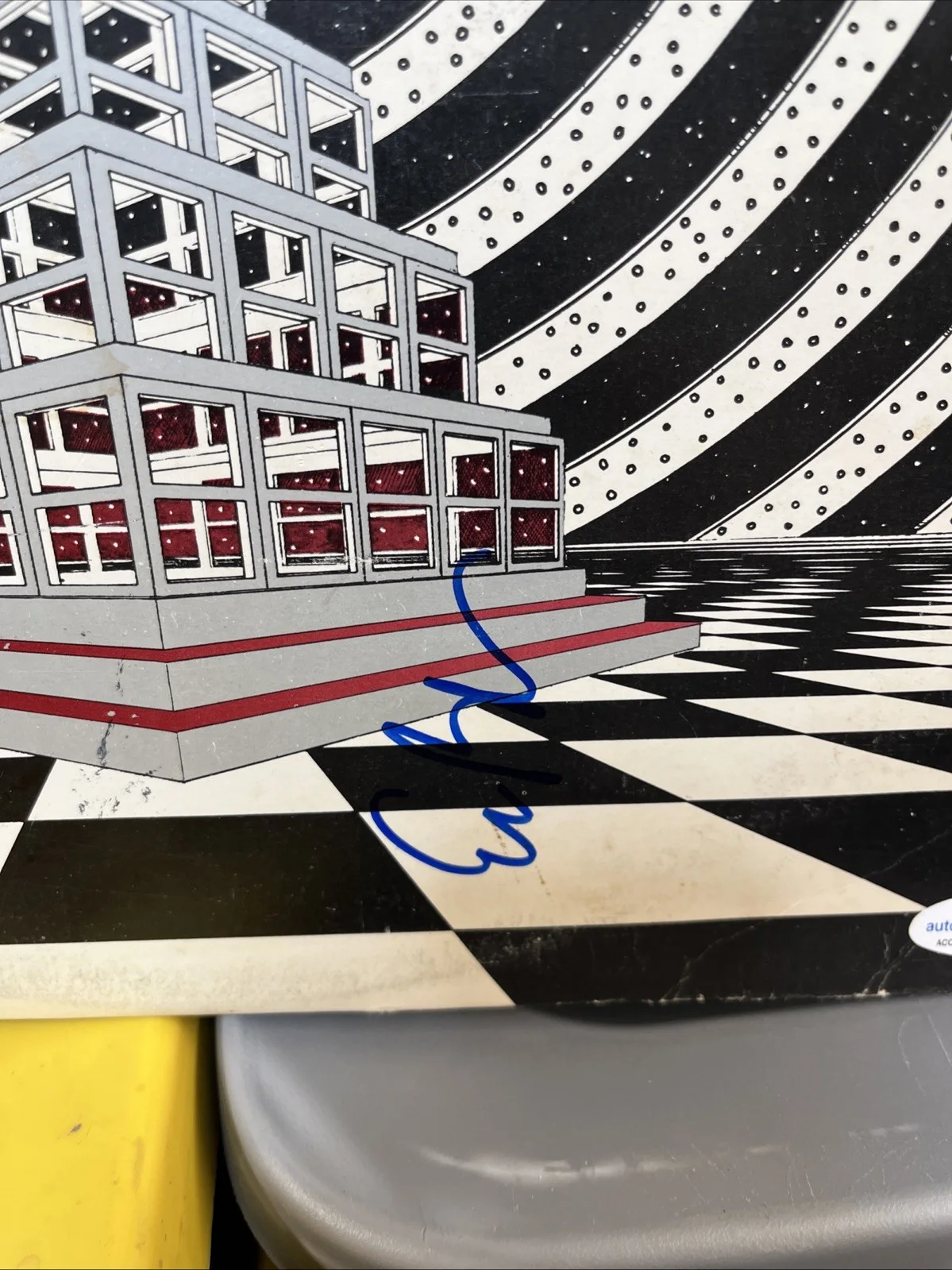 BLUE OYSTER CULT BUCK DHARMA ERIC BLOOM SIGNED AUTOGRAPHED VINYL ACOA COA TYRANN, изображение 3