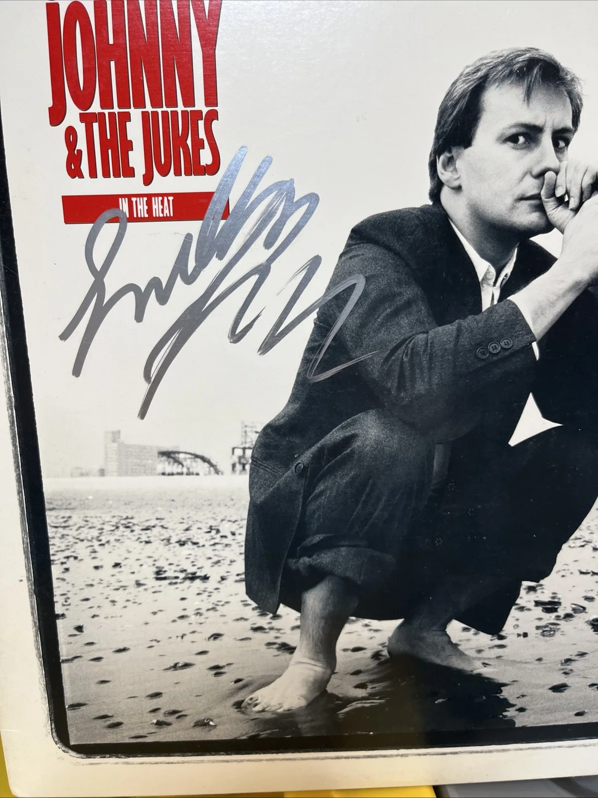 Southside Johnny and The Asbury Jukes SIGNED AUTOGRAPHED VINYL ACOA IN THE HEAT, изображение 4