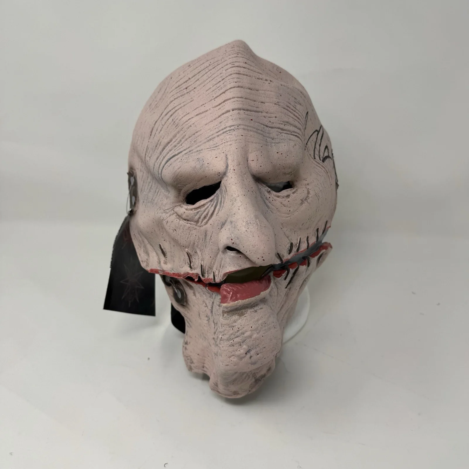 Corey Taylor Signed Autographed Slipknot Mask Gray Chapter Beckett Witnessed COA, image 3