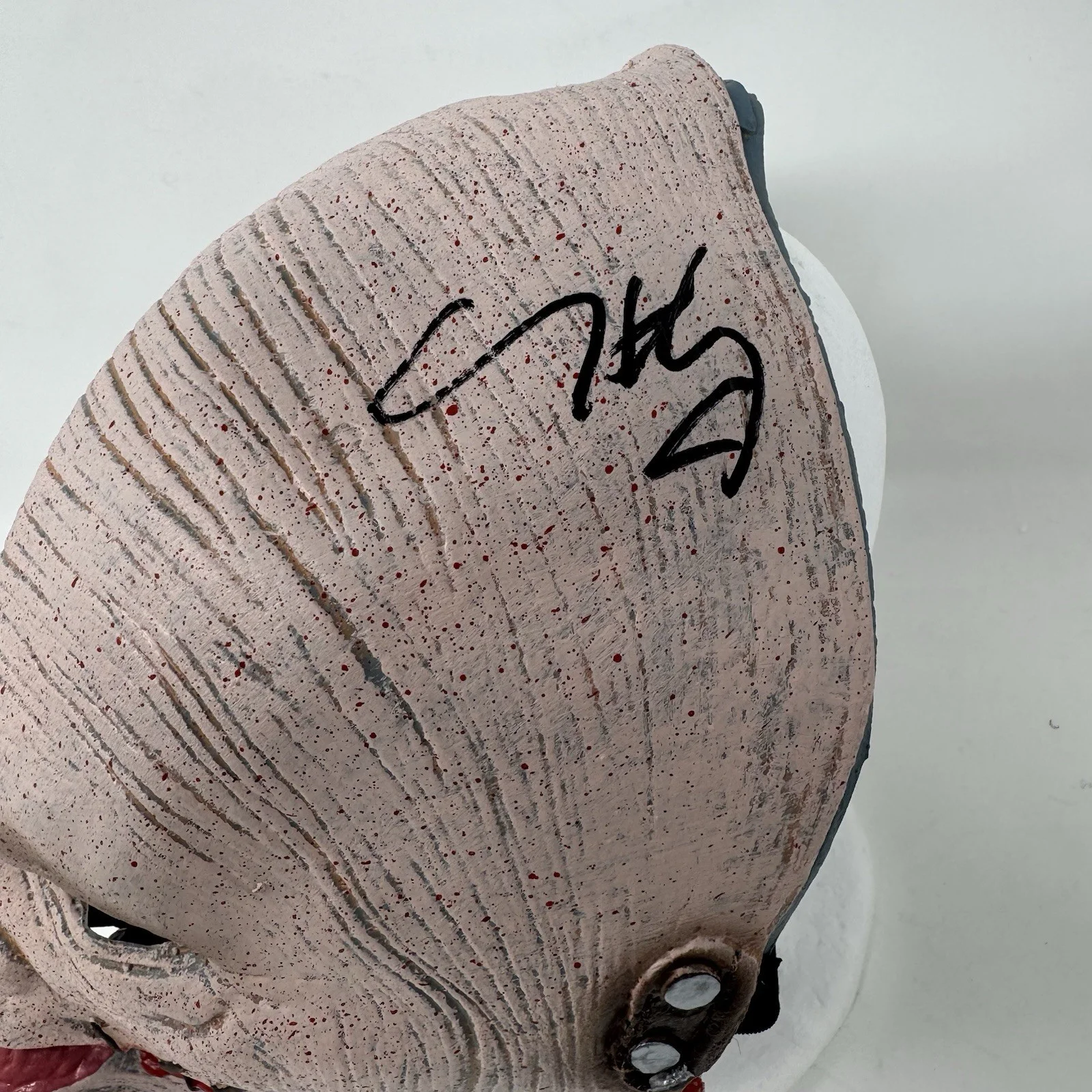 Corey Taylor Signed Autographed Slipknot Mask Gray Chapter Beckett Witnessed COA, image 3