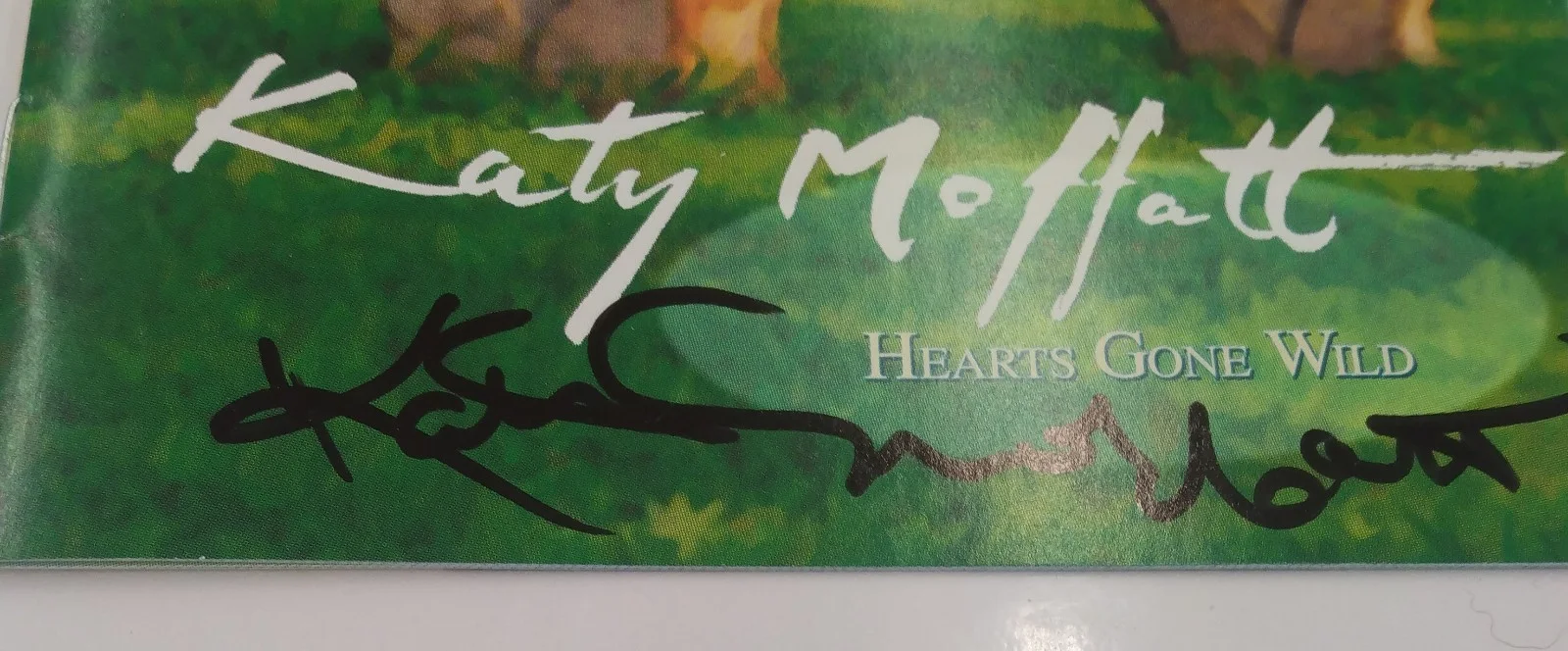 katy moffatt - signed - autographed - hearts gone wold - compact disc, image 2