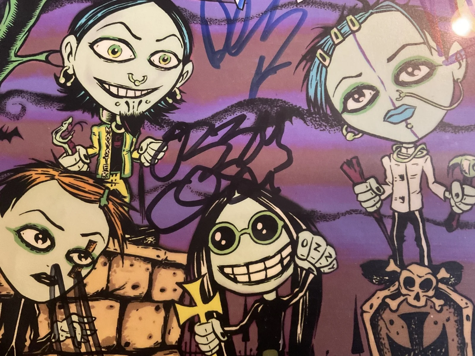 OZZY OSBOURNE Signed Autographed 12x12 Coal Chamber RARE Print Shock the Monkey, изображение 2