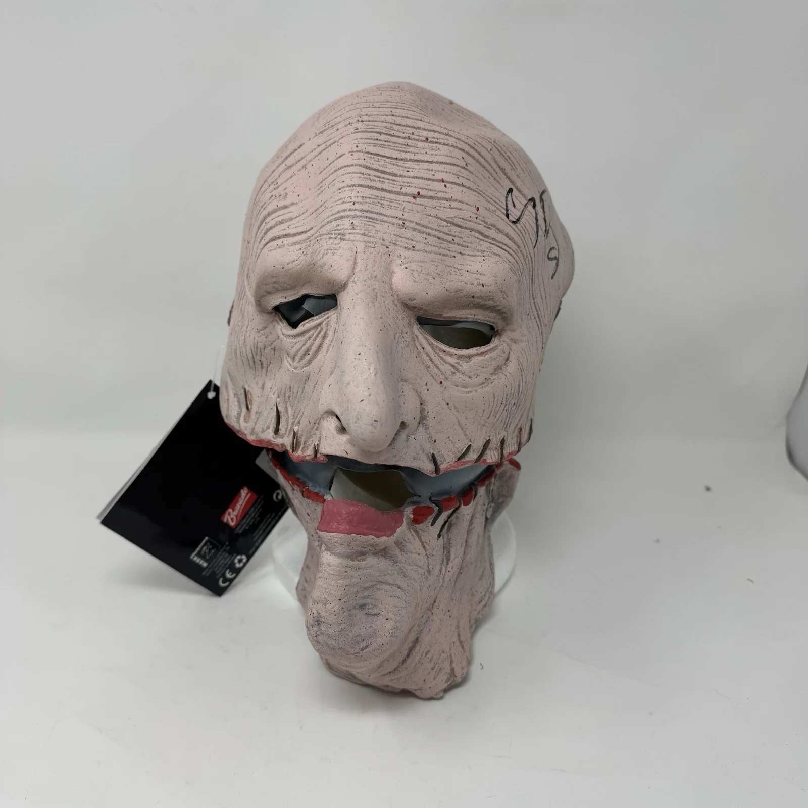 Corey Taylor Signed Autographed Slipknot Mask Gray Chapter Beckett Witnessed COA, image 3