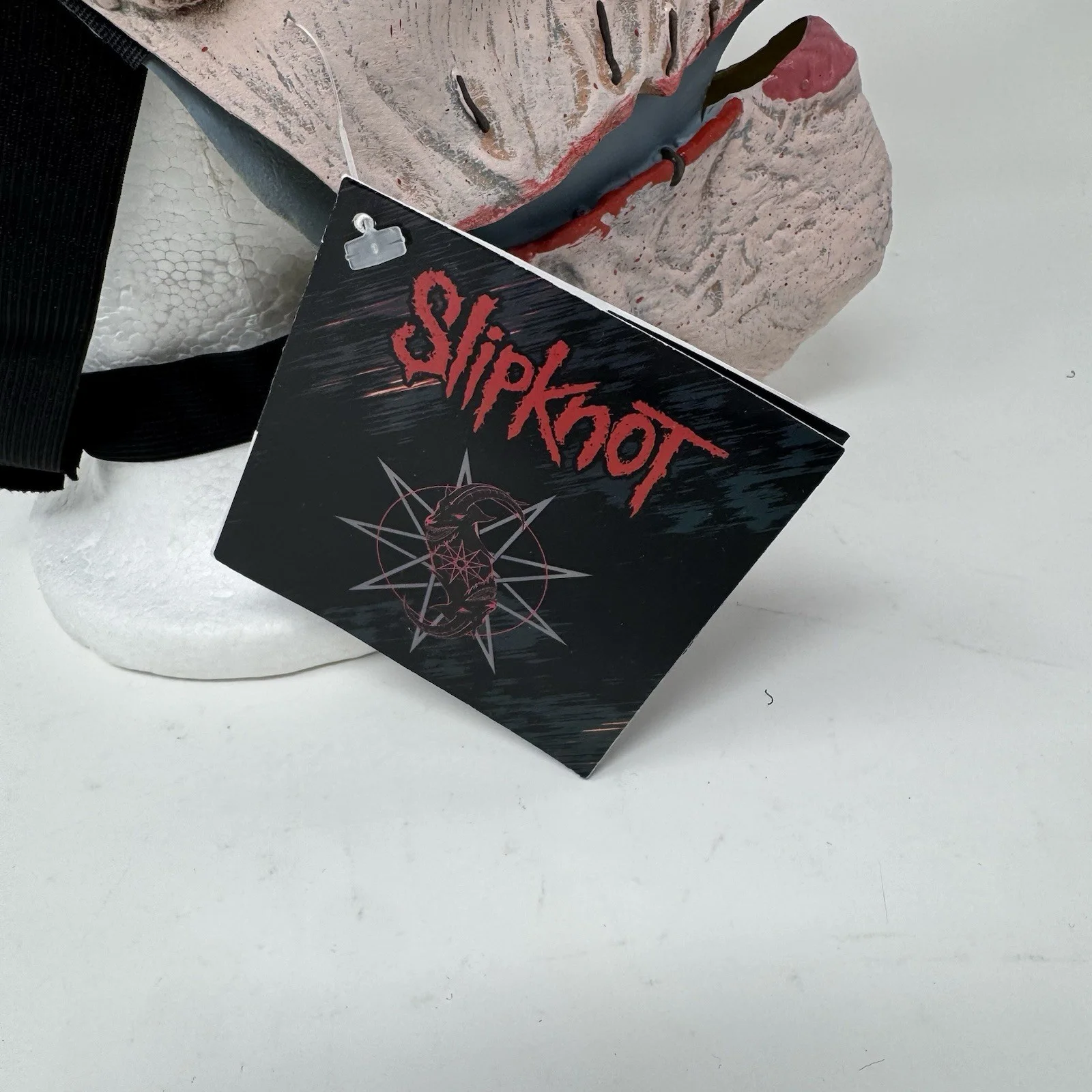 Corey Taylor Signed Autographed Slipknot Mask Gray Chapter Beckett Witnessed COA, image 5