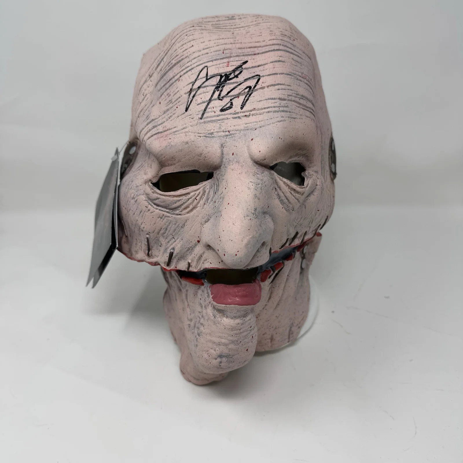 Corey Taylor Signed Autographed Slipknot Mask Gray Chapter Beckett Witnessed COA, изображение 2