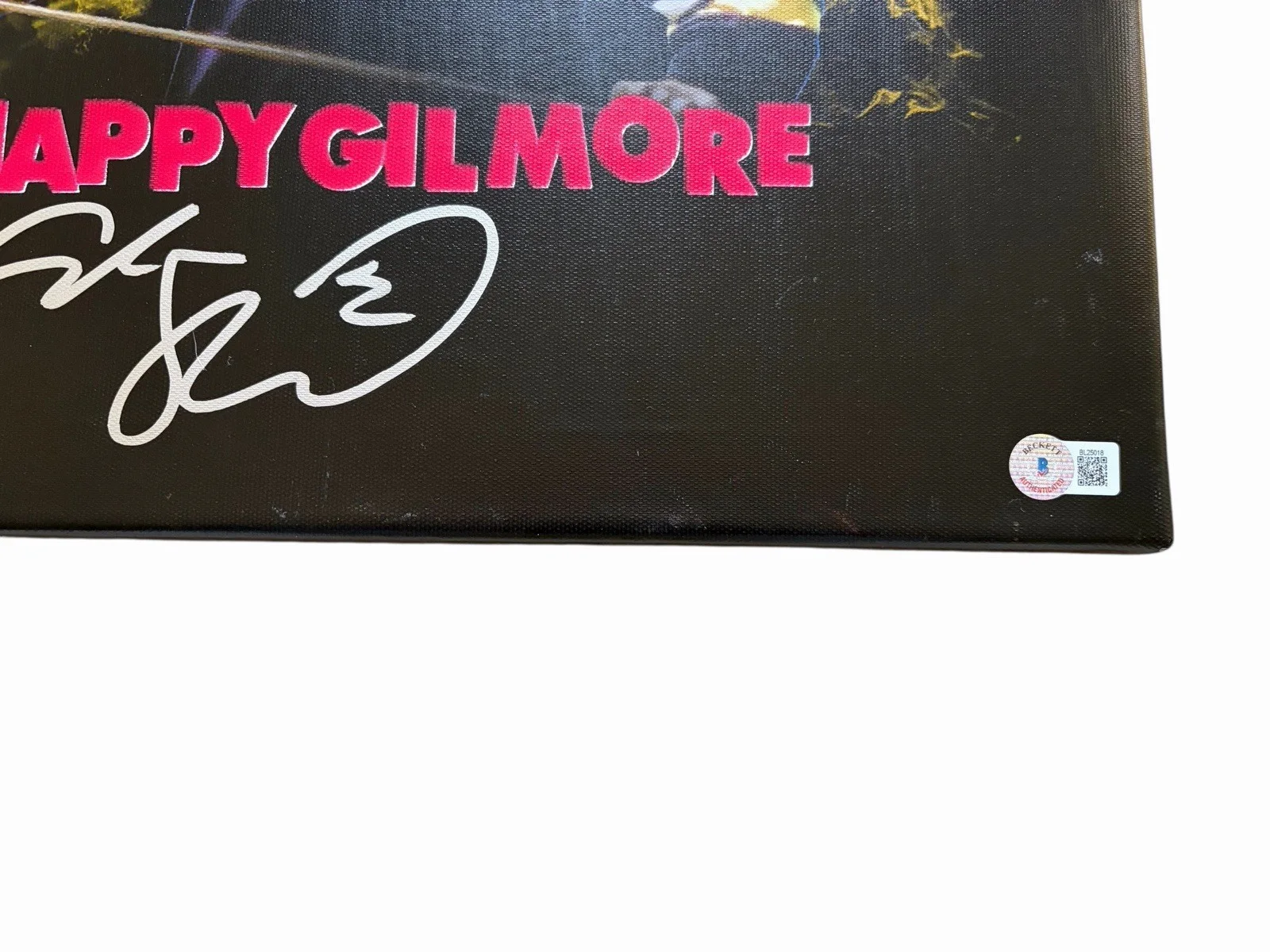 Adam Sandler — Adam Sandler Signed 16x20 Canvas Autographed Auto Happy Gilmore Beckett, изображение 2