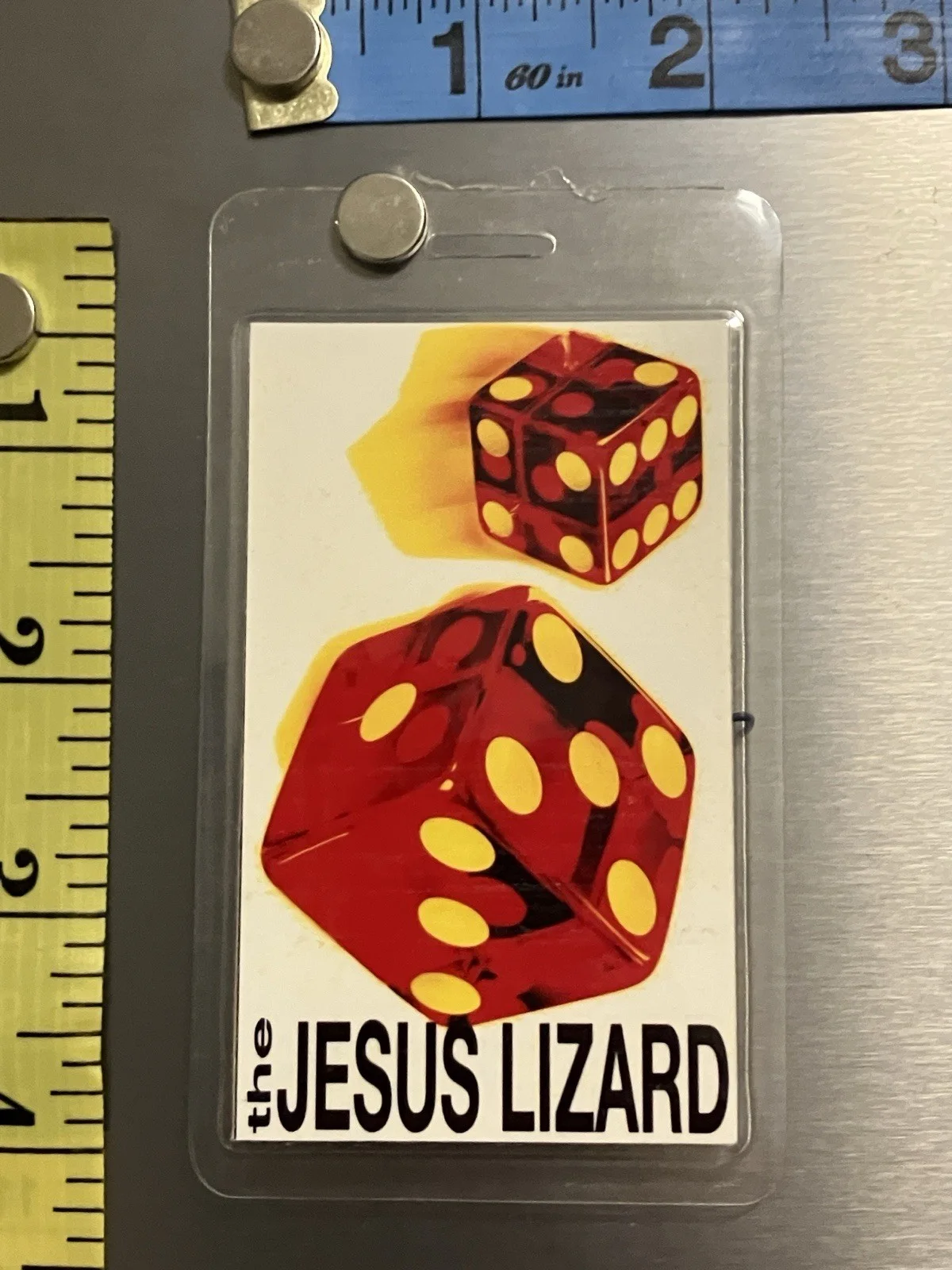 The Jesus Lizard Backstage Pass Signed By David Yow Las Vegas 2024, image 2