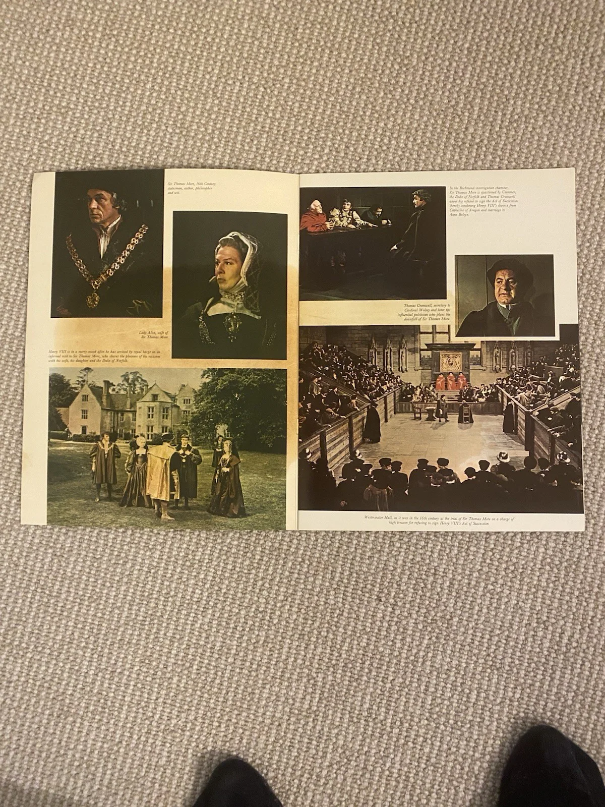 A MAN FOR ALL SEASONS - ORIGINAL FILM BROCHURE 1966 - R.Shaw & P. Schofield, изображение 2