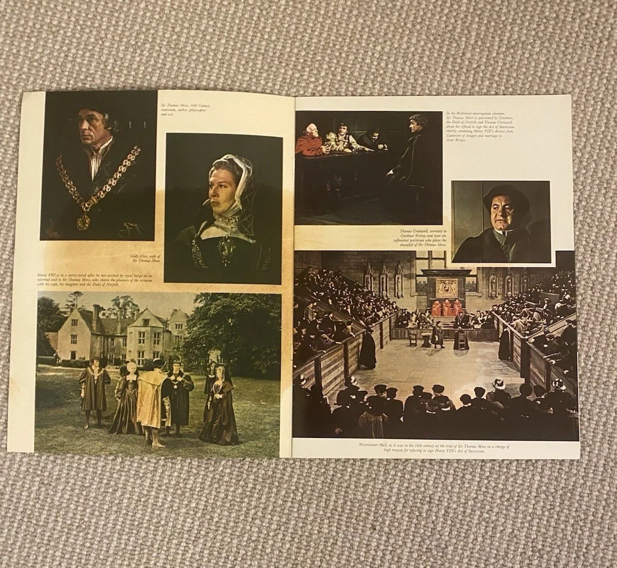 A MAN FOR ALL SEASONS - ORIGINAL FILM BROCHURE 1966 - R.Shaw & P. Schofield, изображение 4