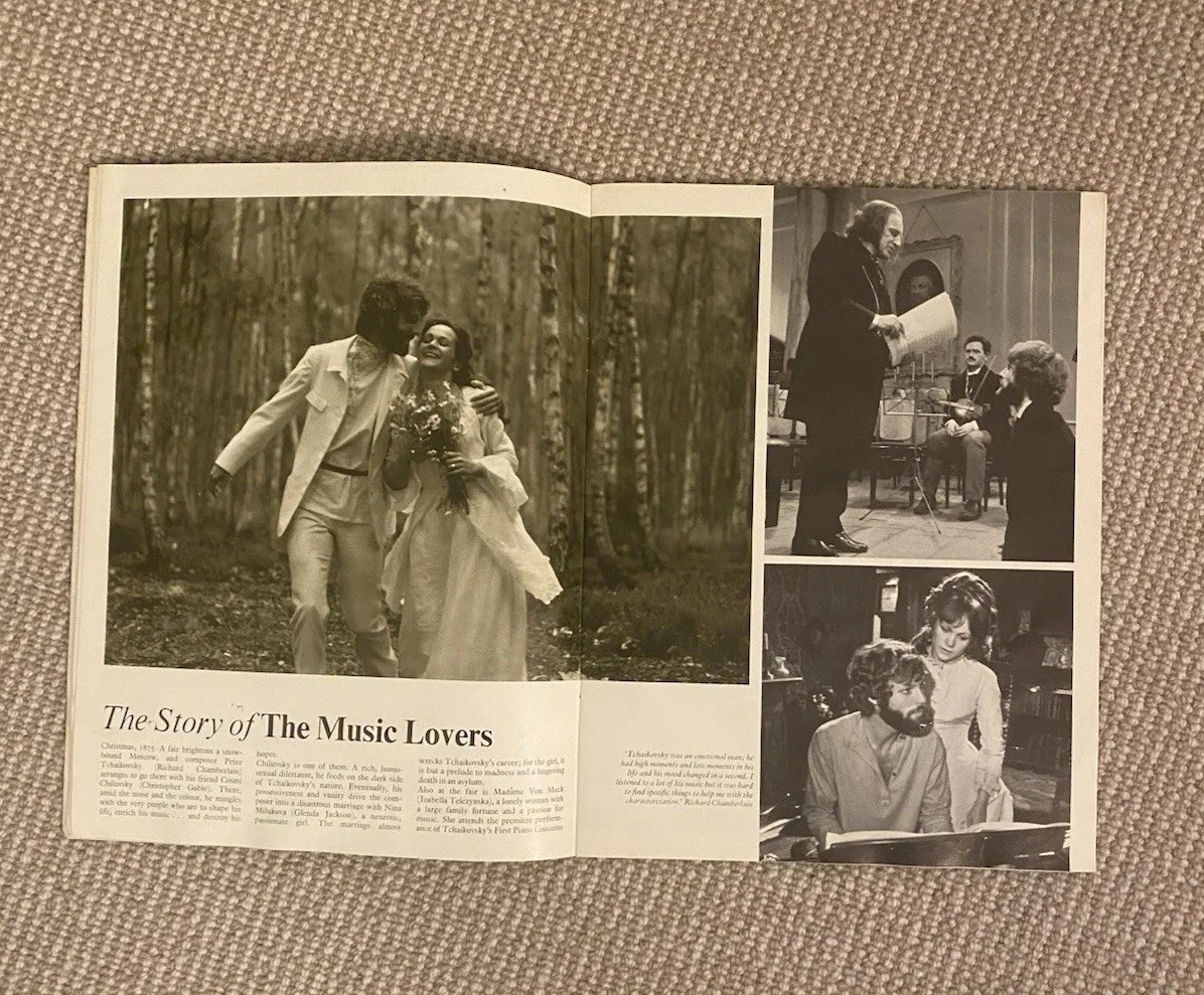 THE MUSIC LOVERS - Original Film Programme/ Brochure Life of Tchaikovsky 1970, изображение 4
