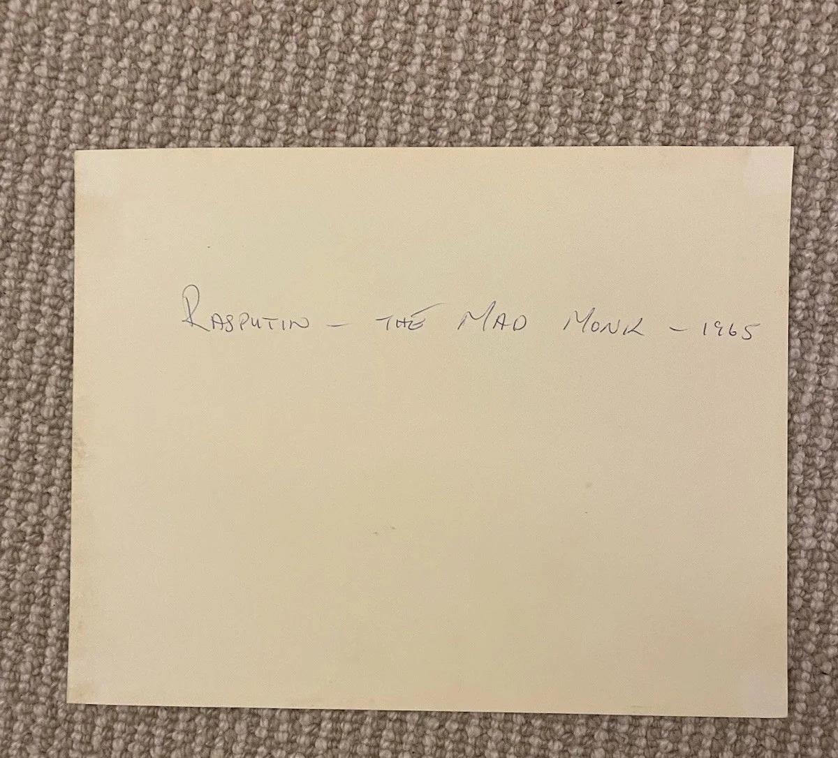 RASPUTIN THE MAD MONK - Original Still / Press Photo - Sir Christopher Lee 1965, изображение 2
