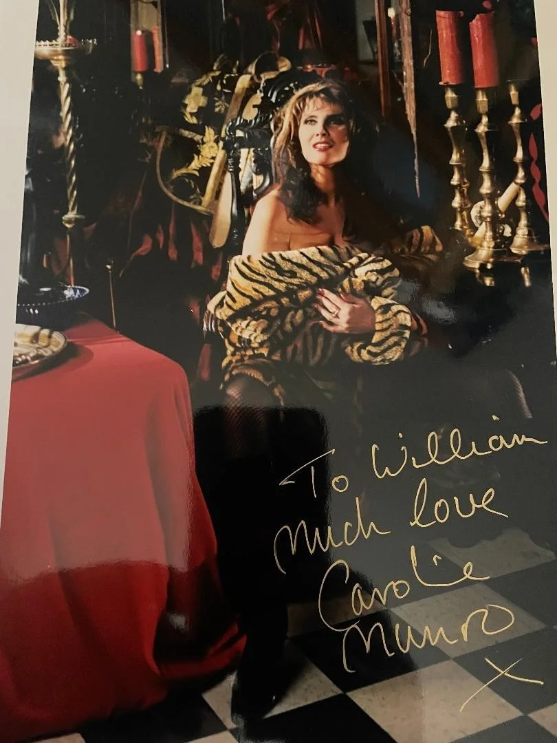 Caroline Munro — Vintage 007 Bond Girl Caroline Munro Signed 8x10 Photo/To William/Free Ship!