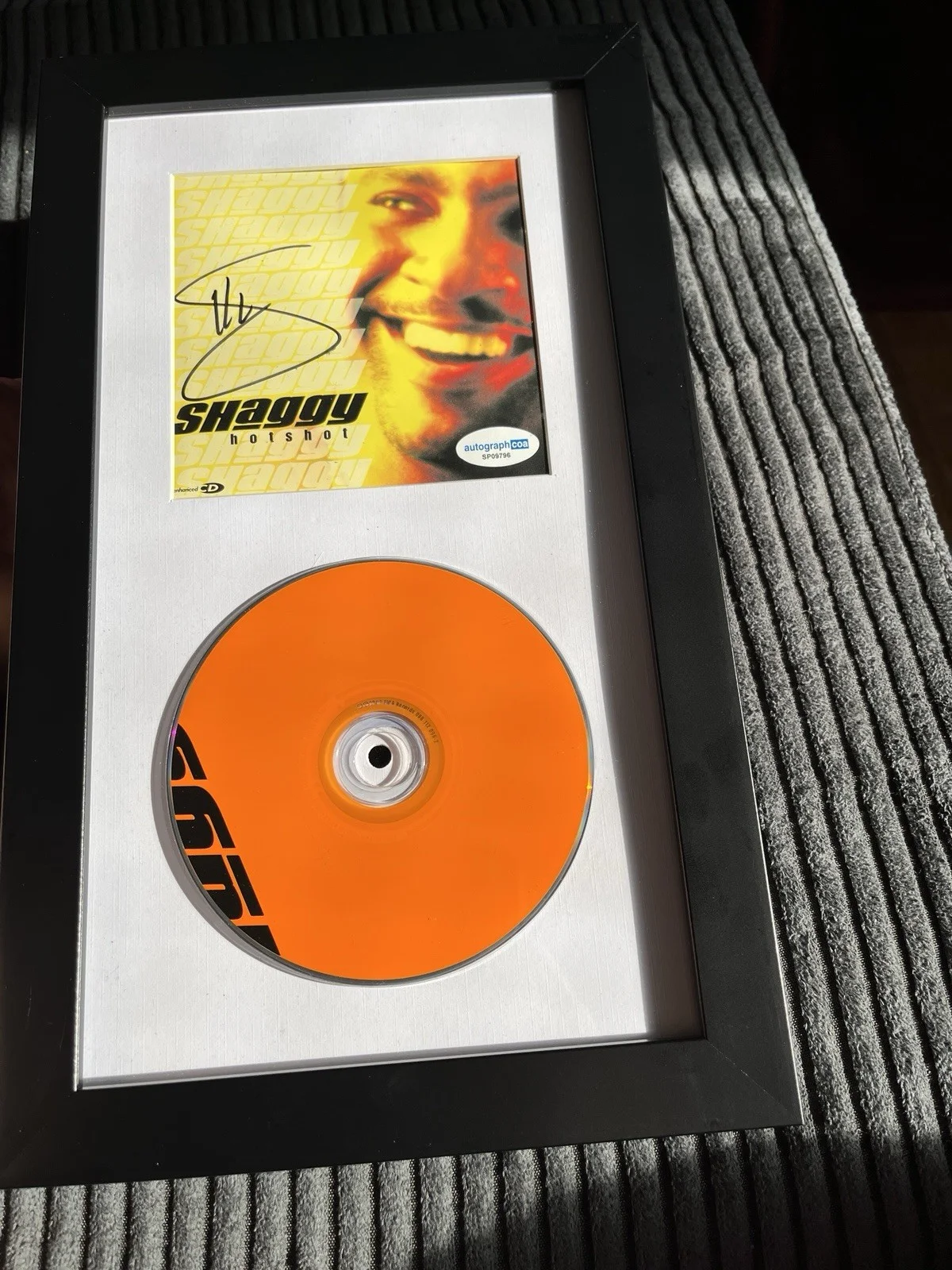SHAGGY SIGNED HOTSHOT CD ALBUM AUTOGRAPH FRAMED DISPLAY ACOA CERT ANGEL, изображение 4