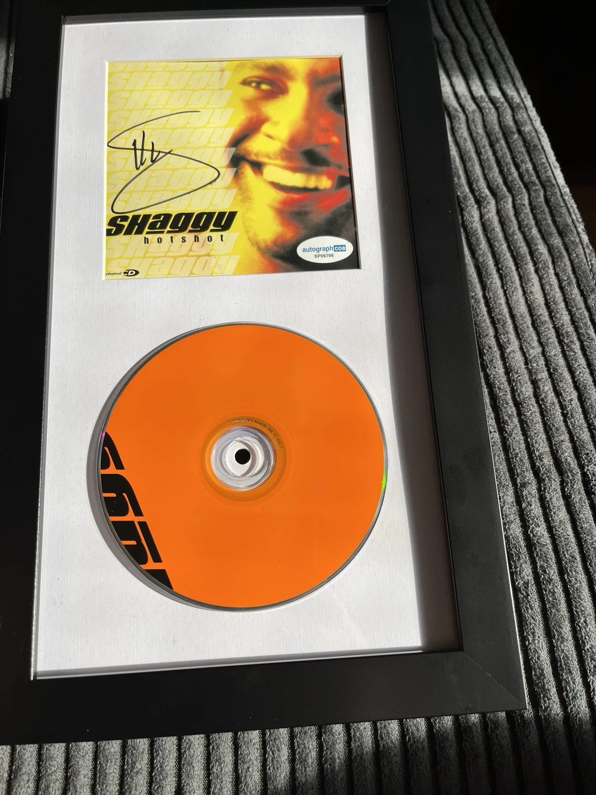 SHAGGY SIGNED HOTSHOT CD ALBUM AUTOGRAPH FRAMED DISPLAY ACOA CERT ANGEL, изображение 5